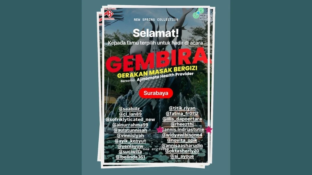 Gembira Gerakan Masak Bergizi Surabaya Part 1