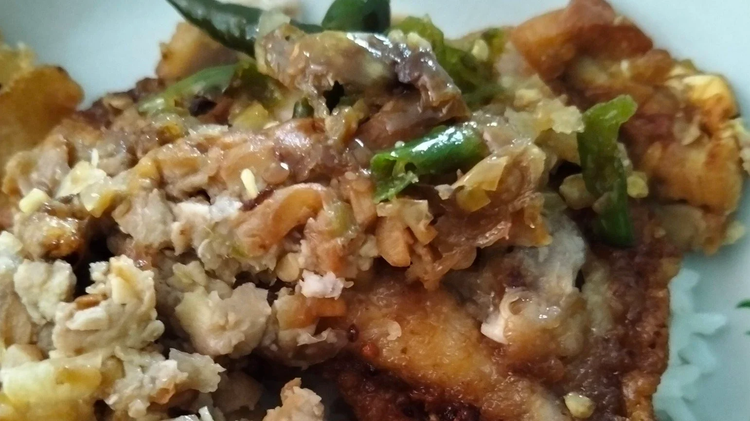 Geprek cabe ijo