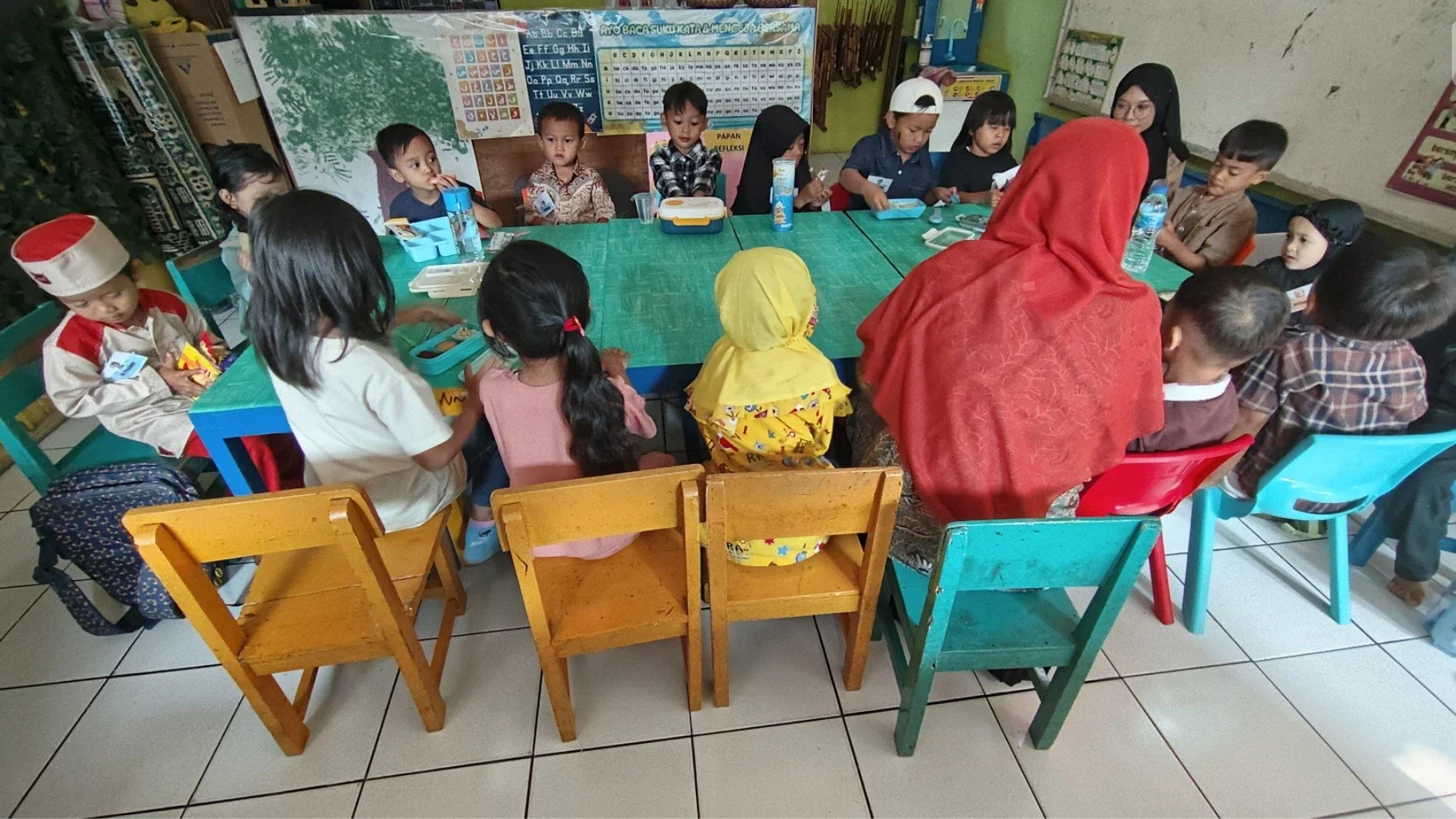 Hari Kedua Anak Mulai Sekolah