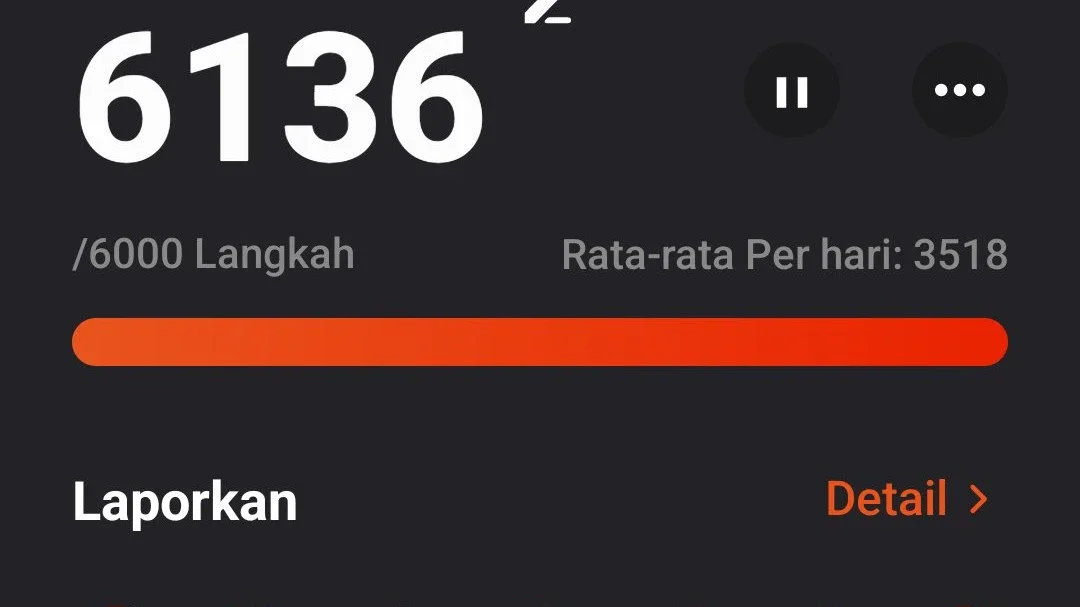 #JagaJantungVersiku 6.000 Langkah