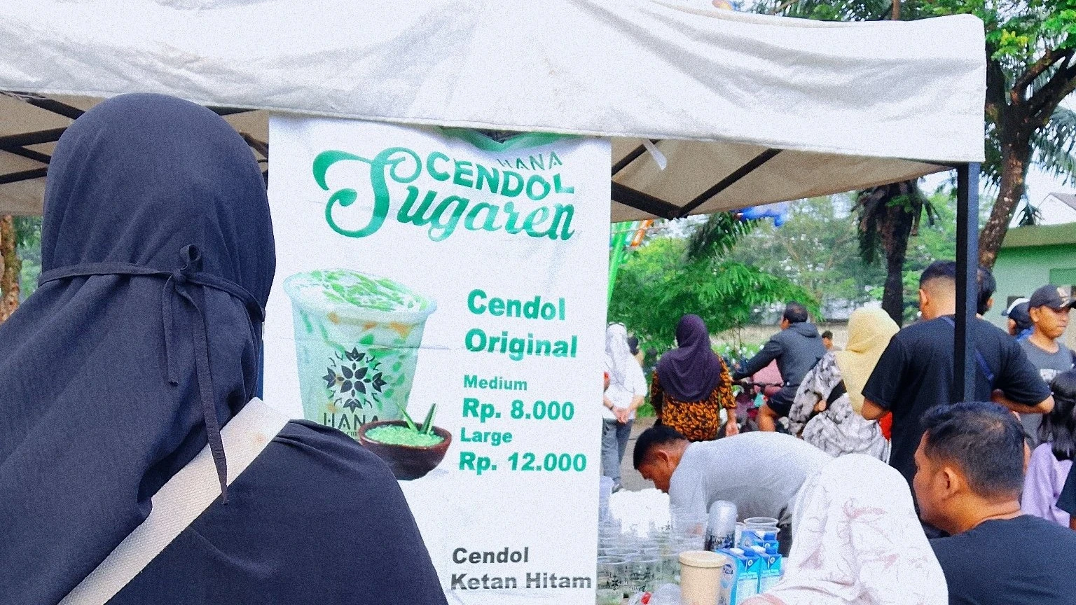 Jajan es cendol durian