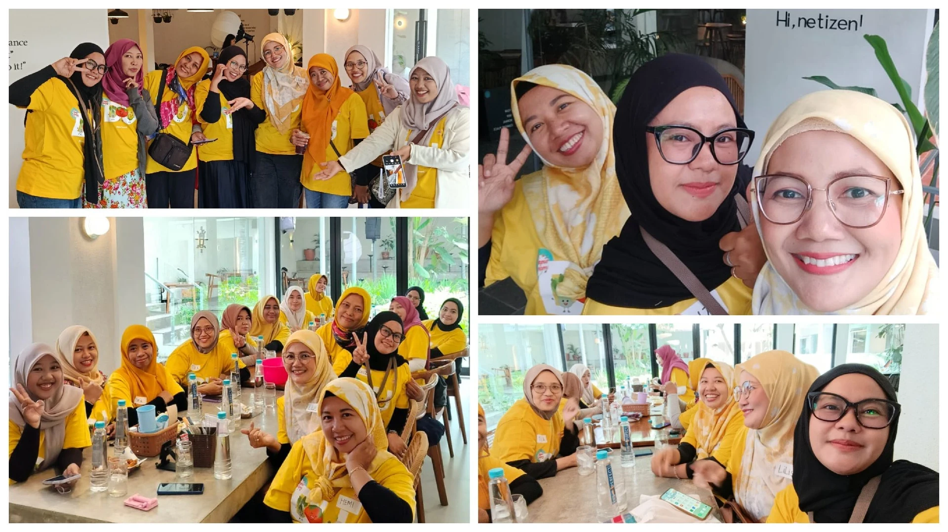 Jumpa Umamichi di acara #KelasUmami Surabaya