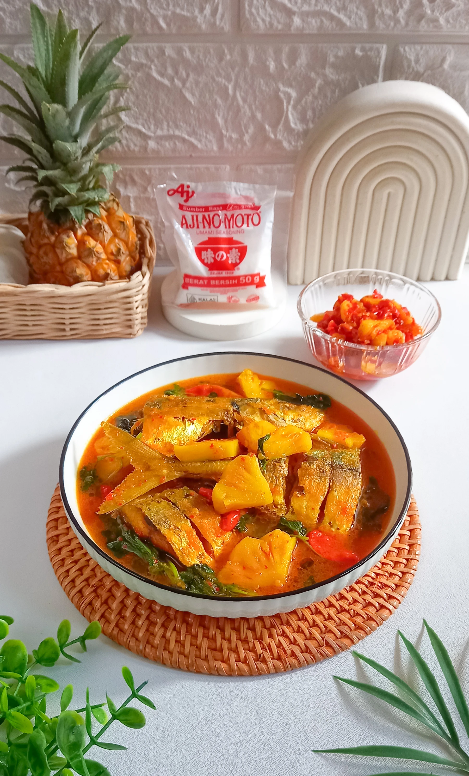 Recook Pindang Patin Sambal Nanas ala AJI-NO-MOTO®