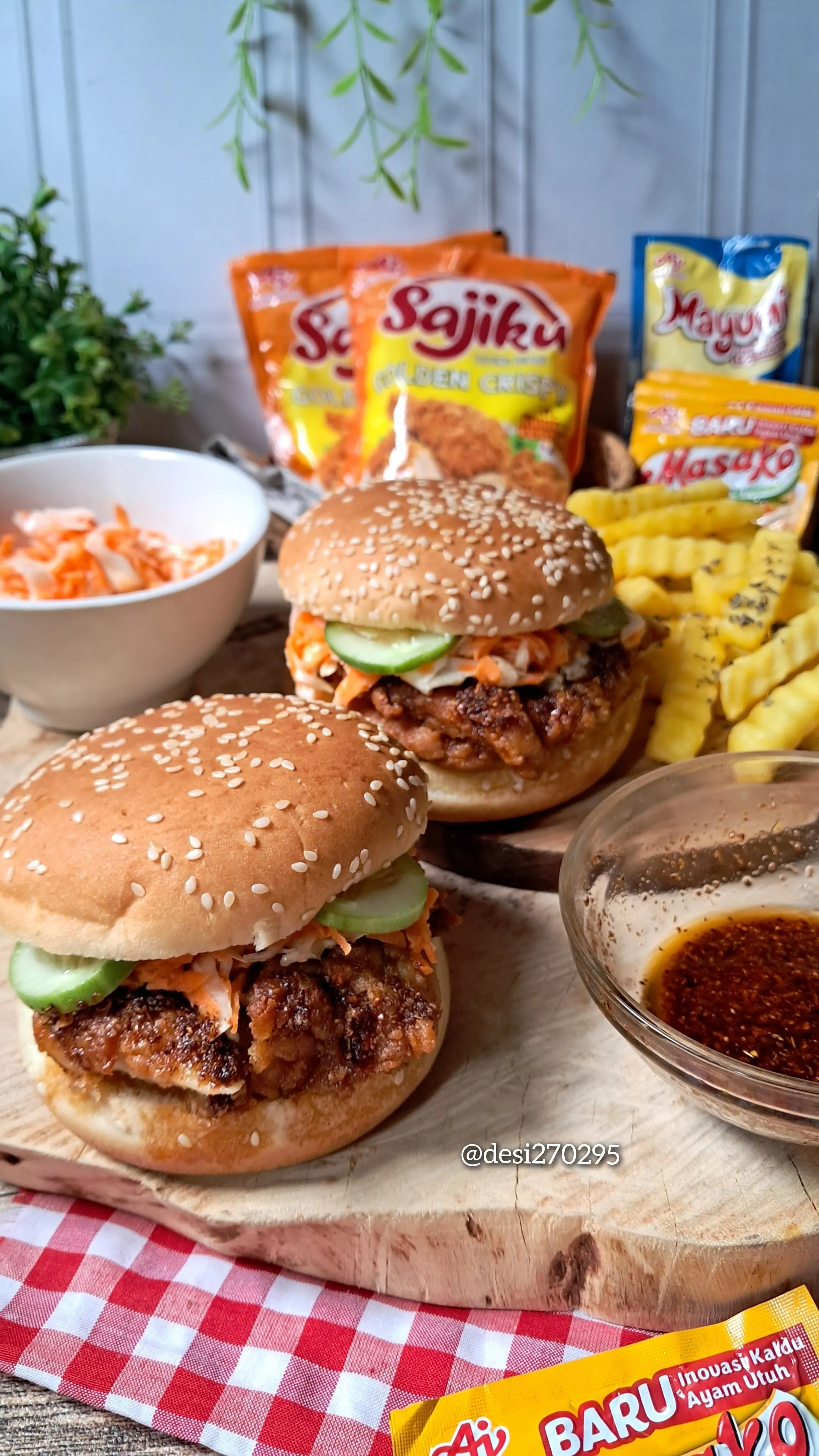 Recook Nashville Chicken Burger ala Chef Jerry