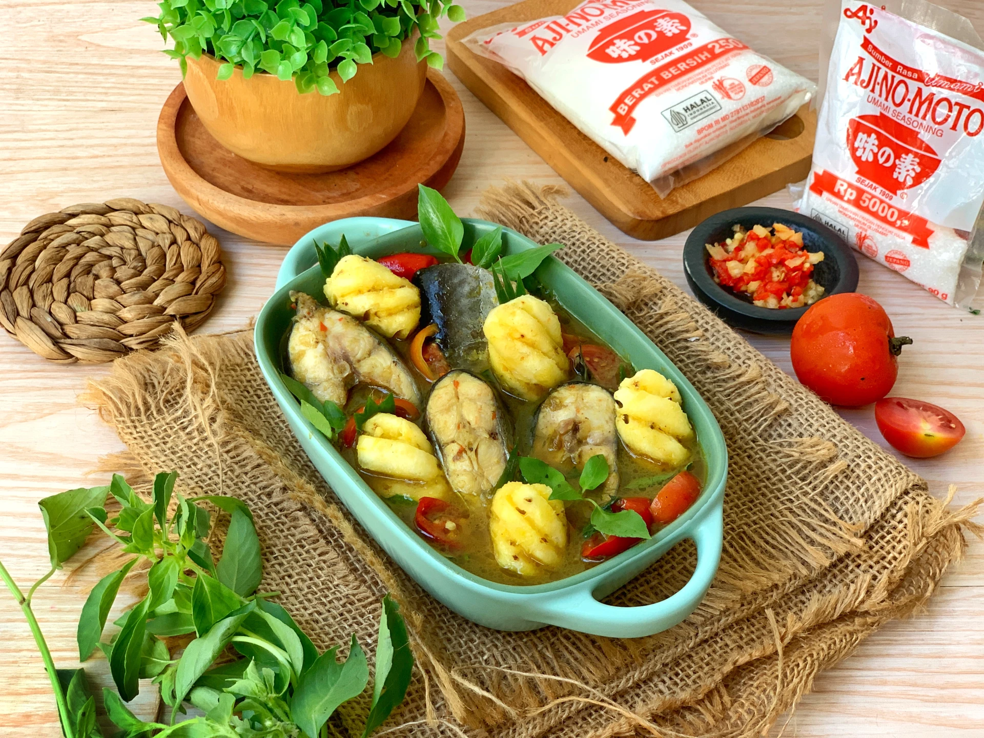 Recook Pindang Patin Sambal Nanas ala AJI-NO-MOTO®
