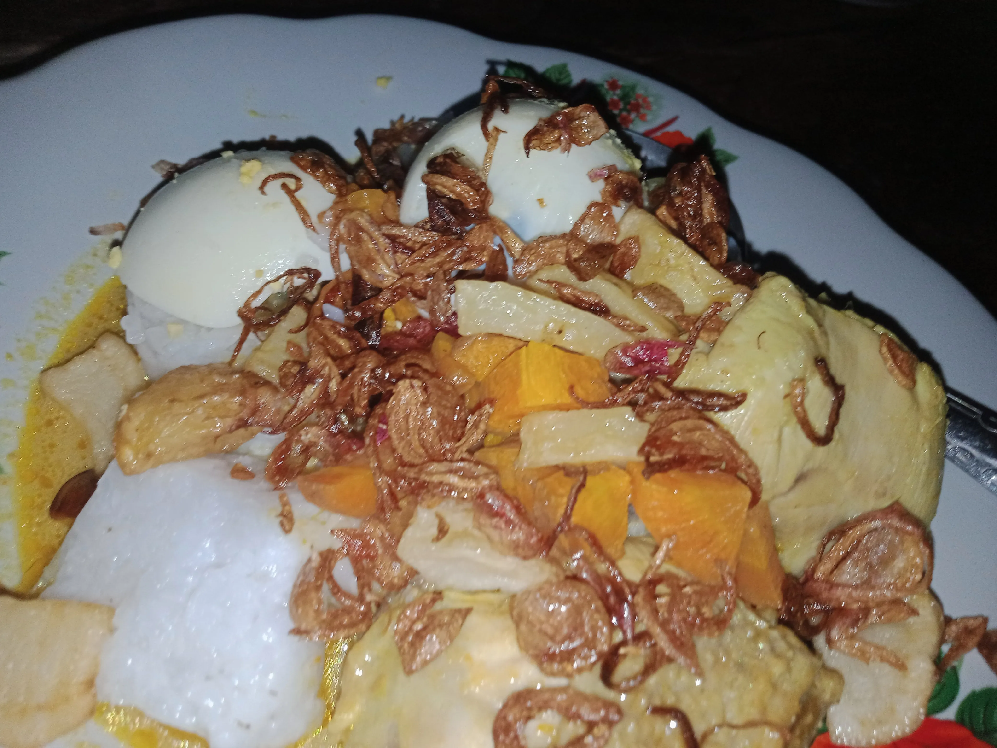 Recook Lontong daun