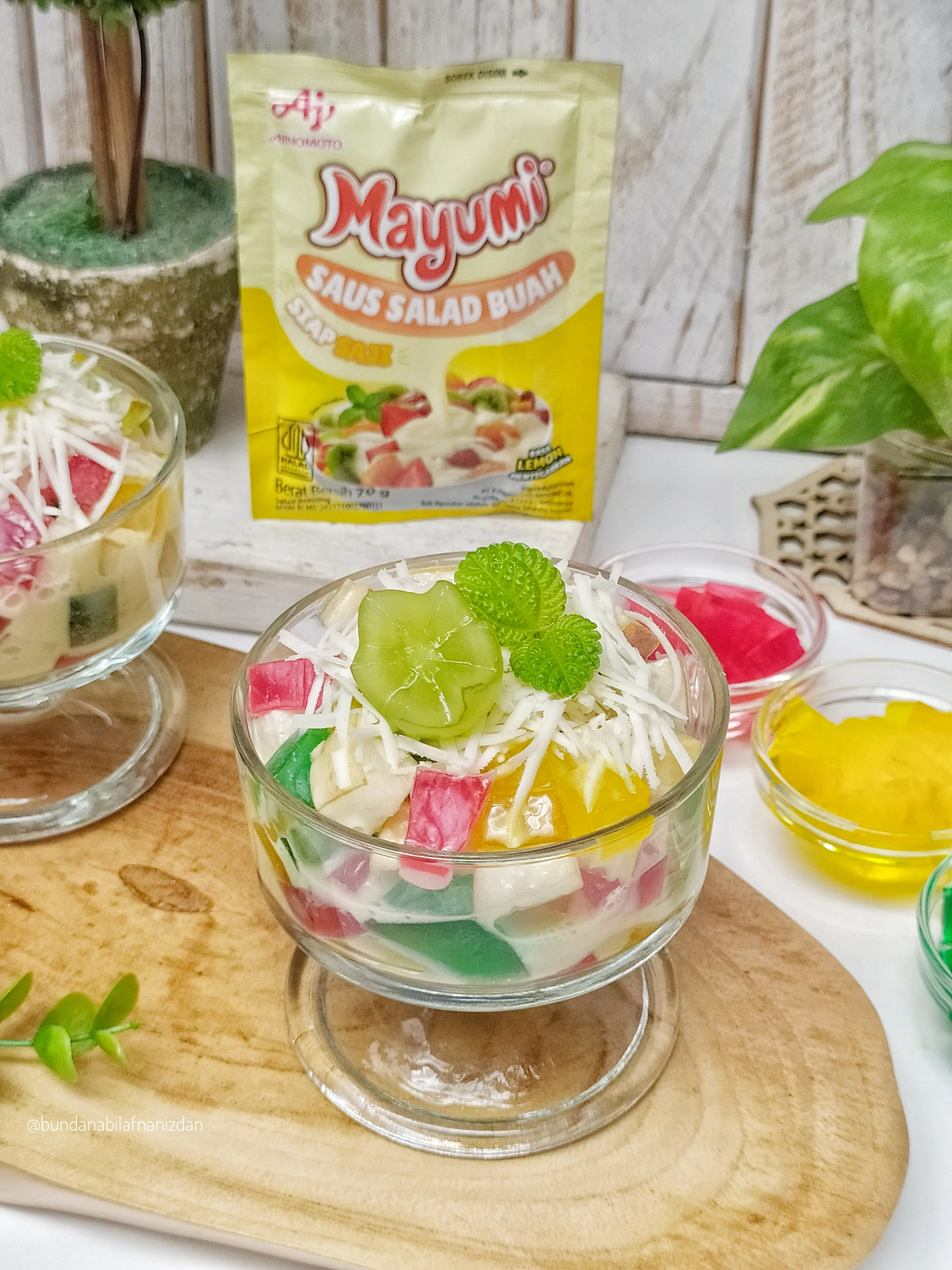 Recook Salad Buah Happy Mayumi® ala Mami Abe