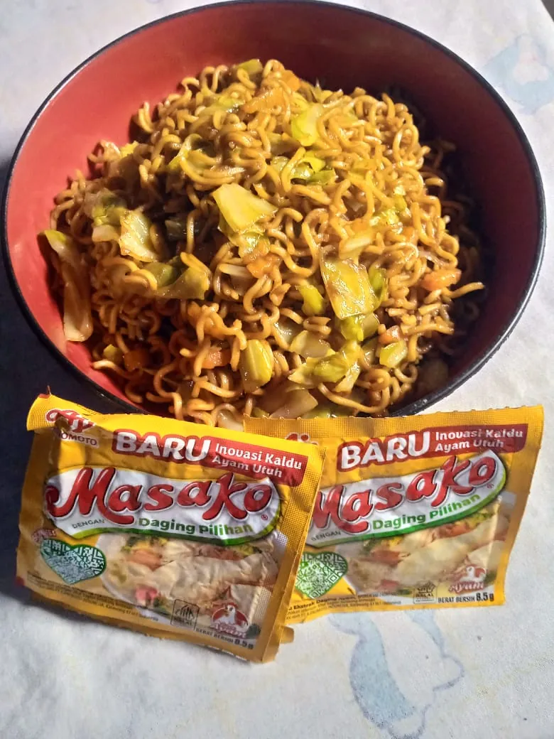 Recook Mie pipih goreng