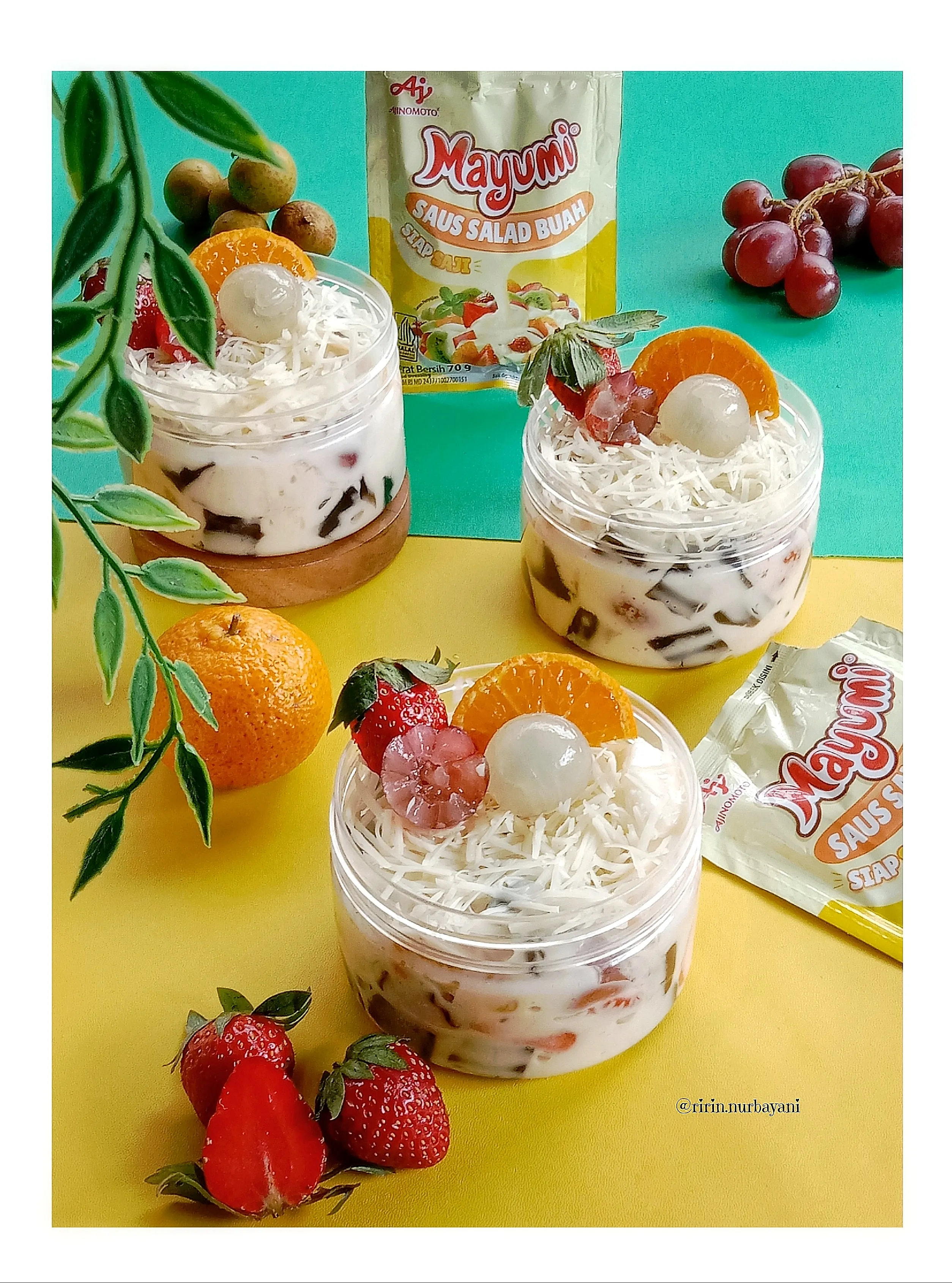 Recook Salad Buah Happy Mayumi® ala Mami Abe