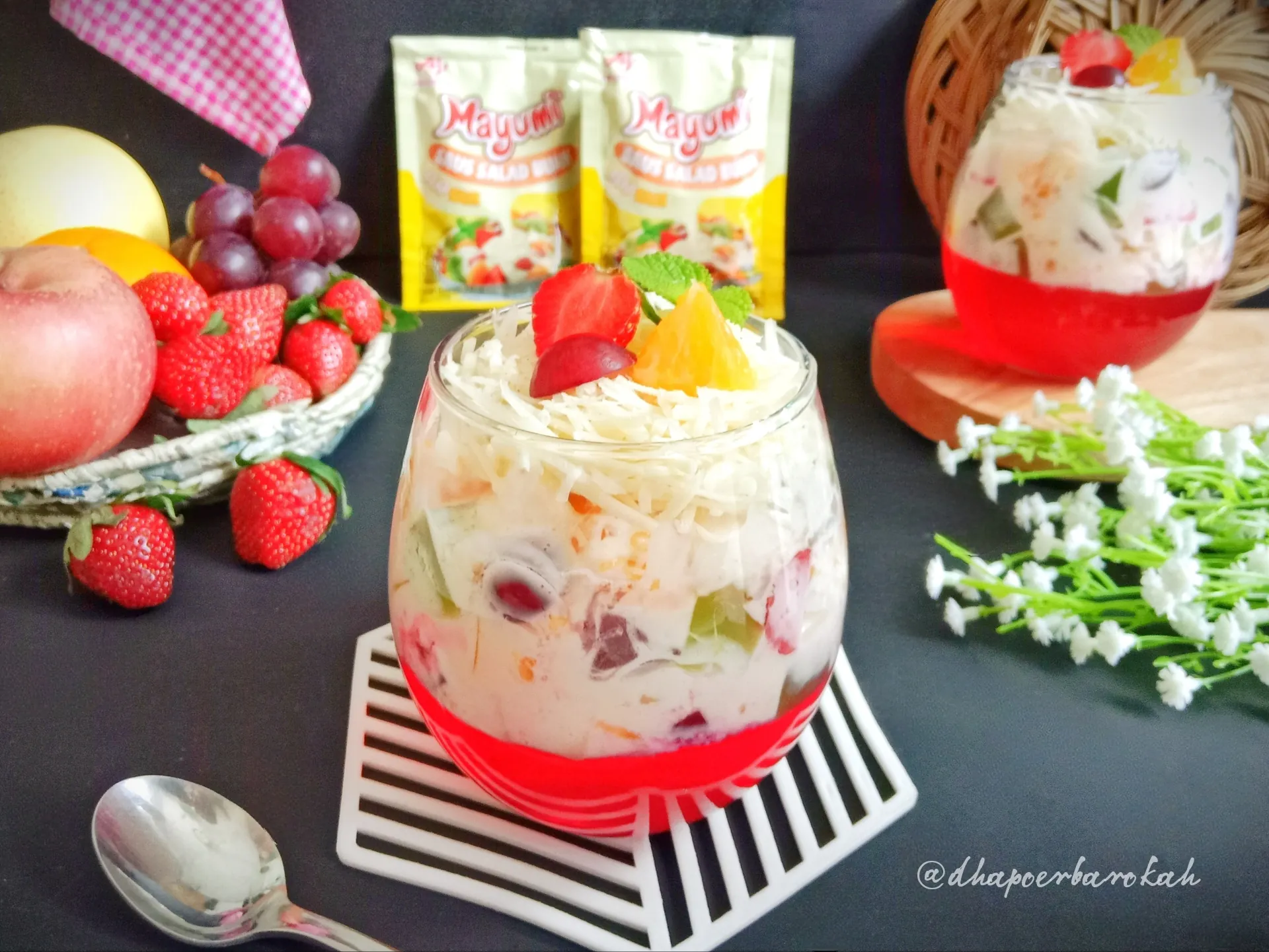 Recook Salad Buah Happy Mayumi® ala Mami Abe