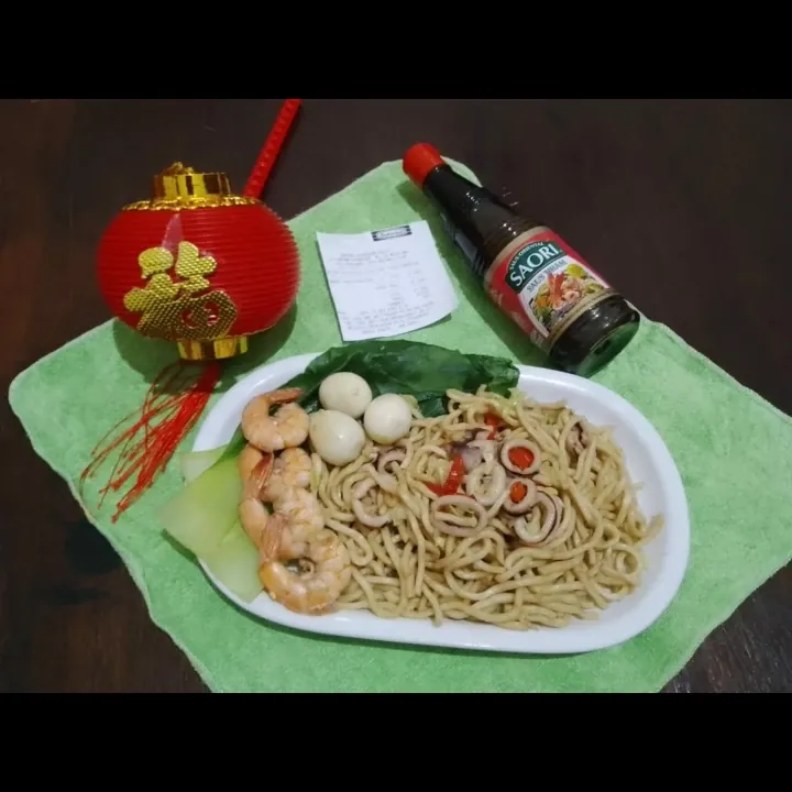 Recook Mie Goreng Seafood ala SAORI