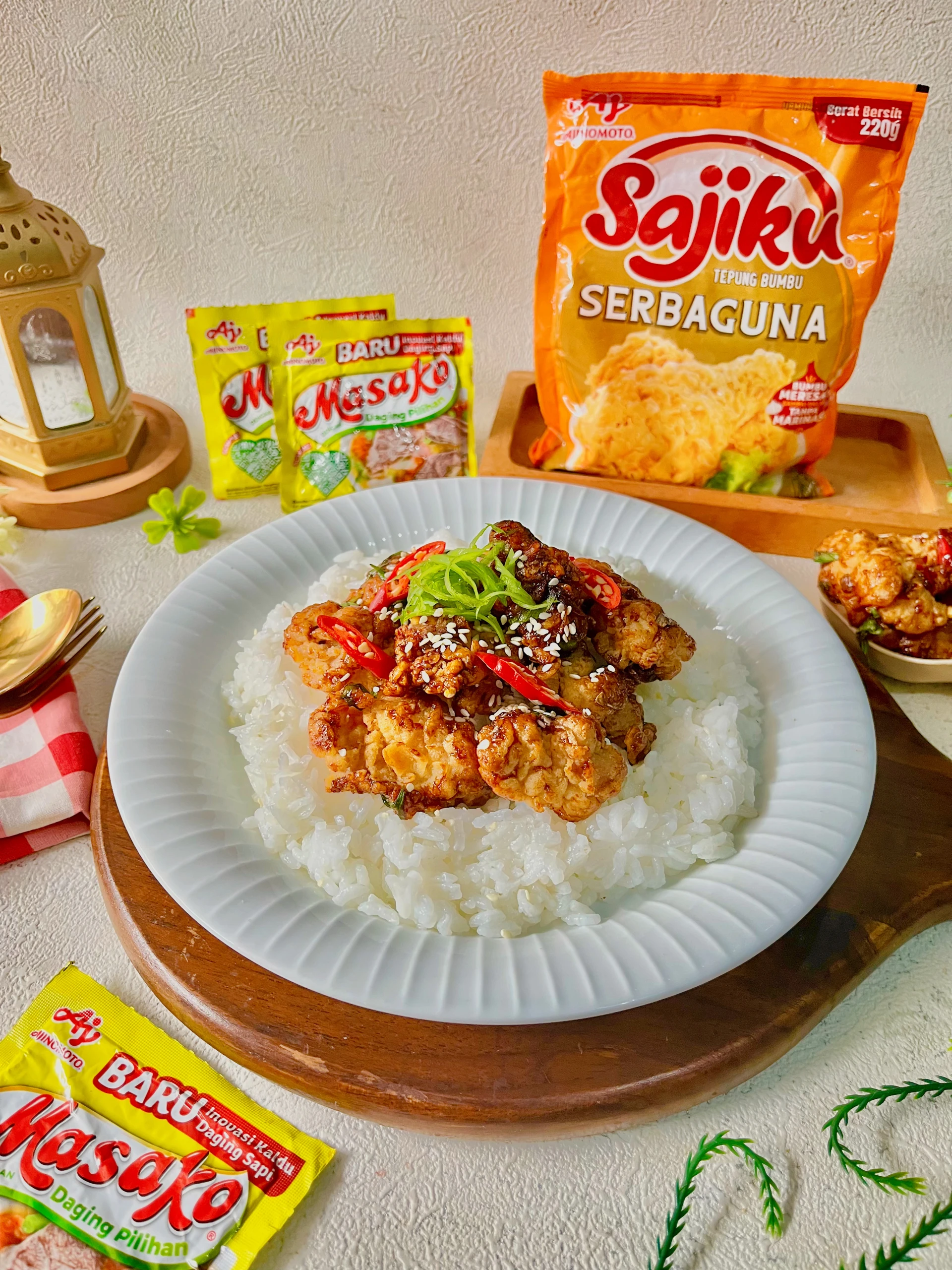Recook Ayam Popcorn Crispy Manis ala Sajiku®