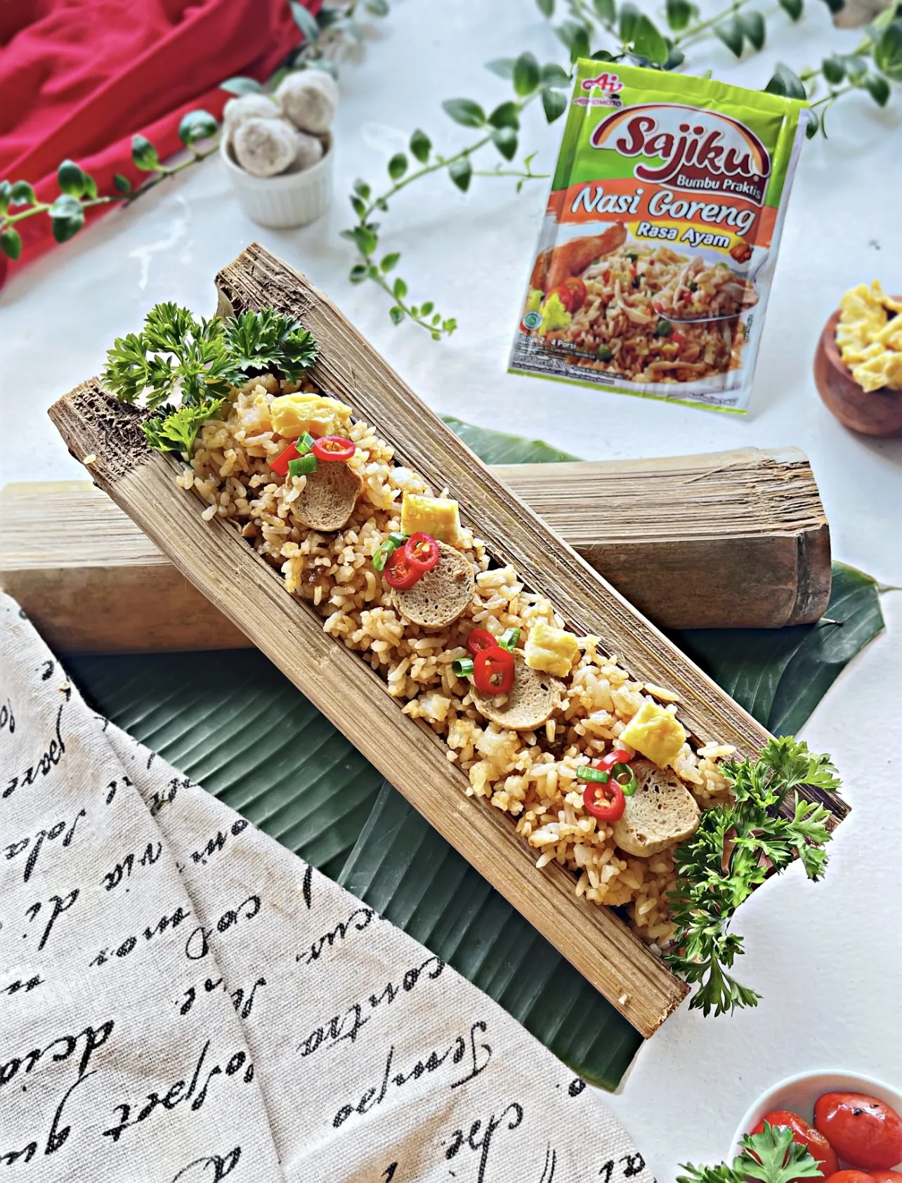 Recook Nasi Goreng Kencur Bakso Ikan ala Sajiku®