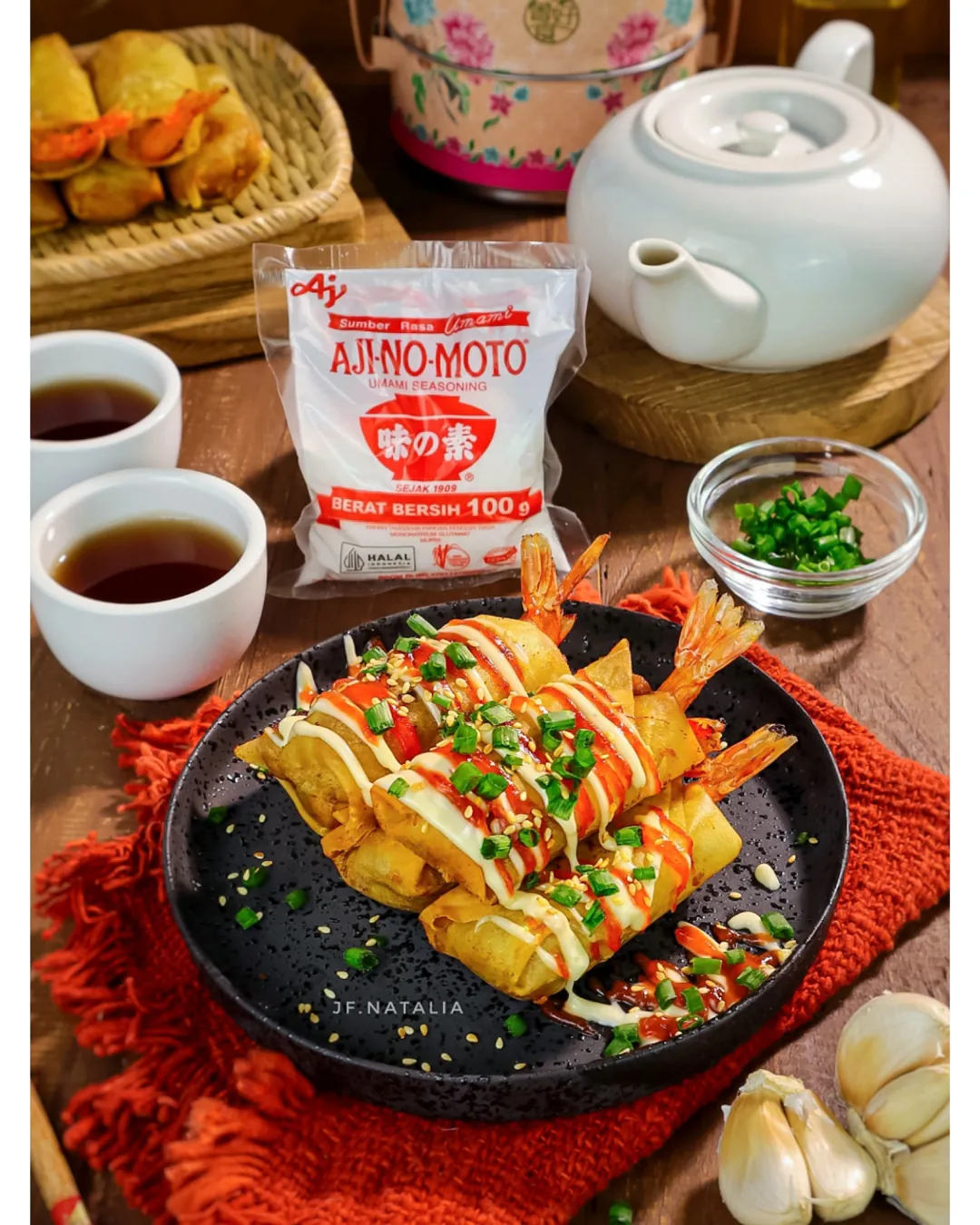 Recook Spring Roll Prawns ala Chef Jesslyn