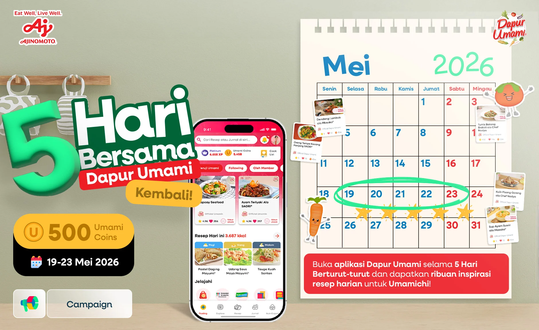 5 Hari Bersama Dapur Umami Hadir Kembali!