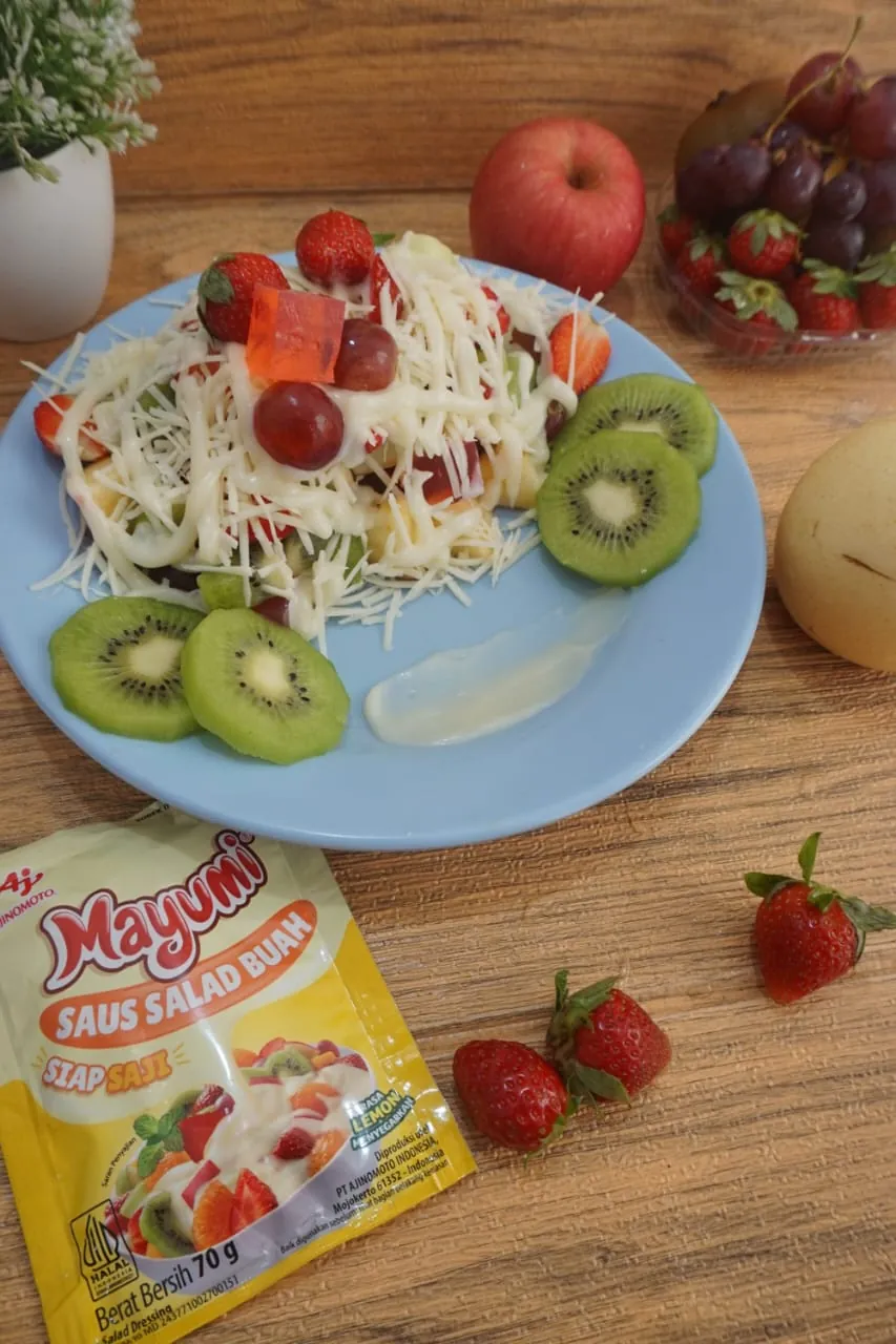 Recook Salad Buah Happy Mayumi® ala Mami Abe
