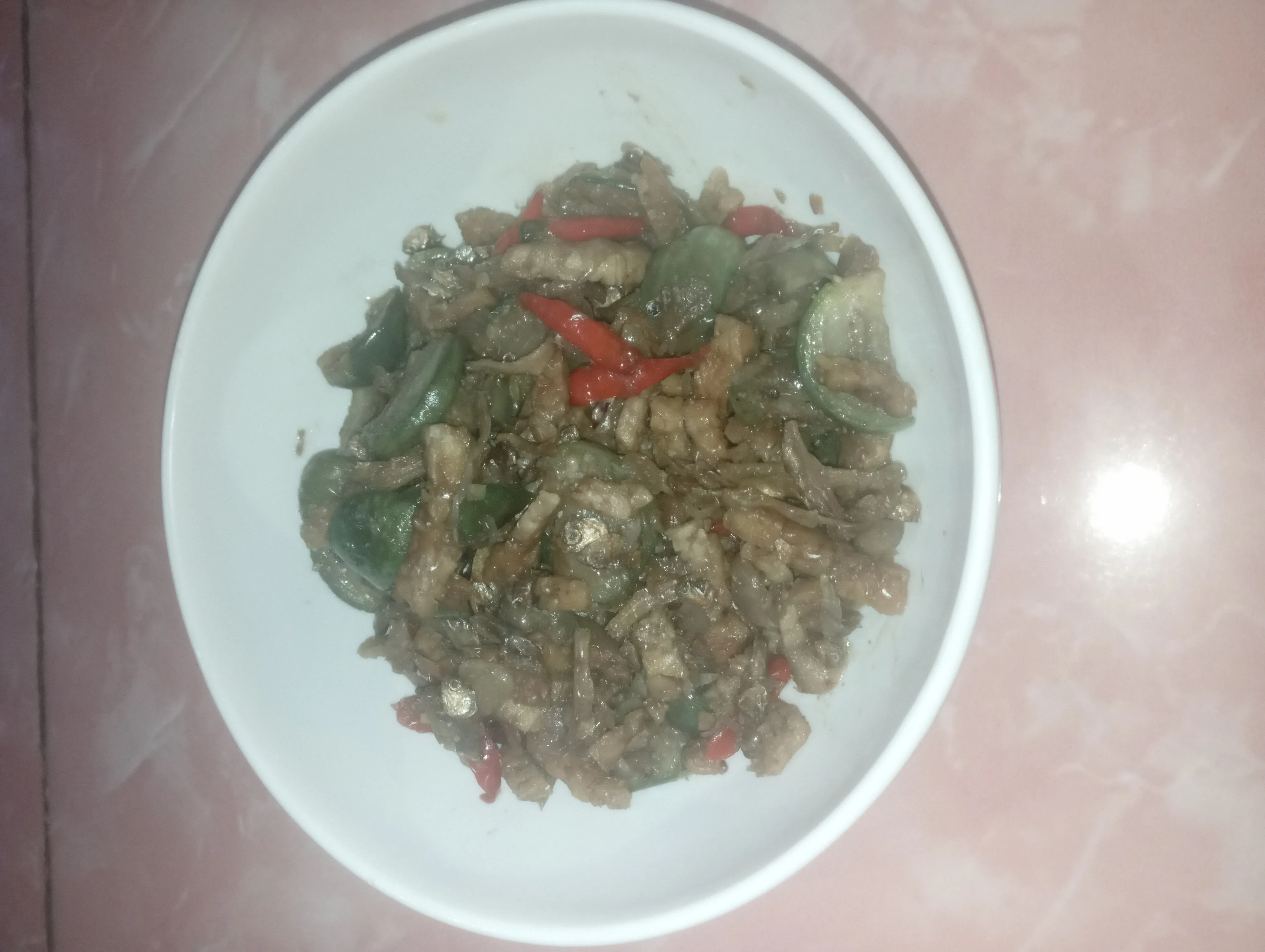 Recook Tumis Terong T2 (Teri Tempe)