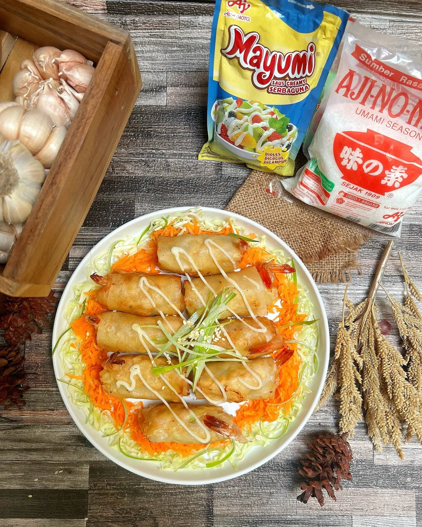 Recook Spring Roll Prawns ala Chef Jesslyn