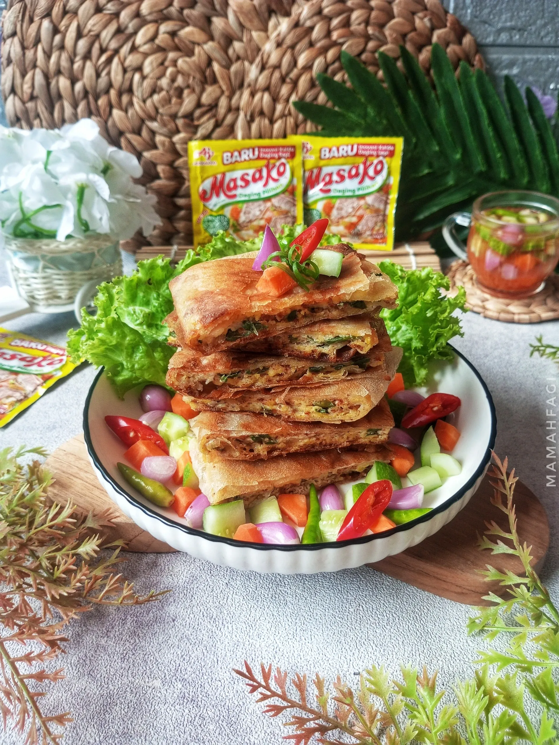 Recook Martabak telur ala Masako