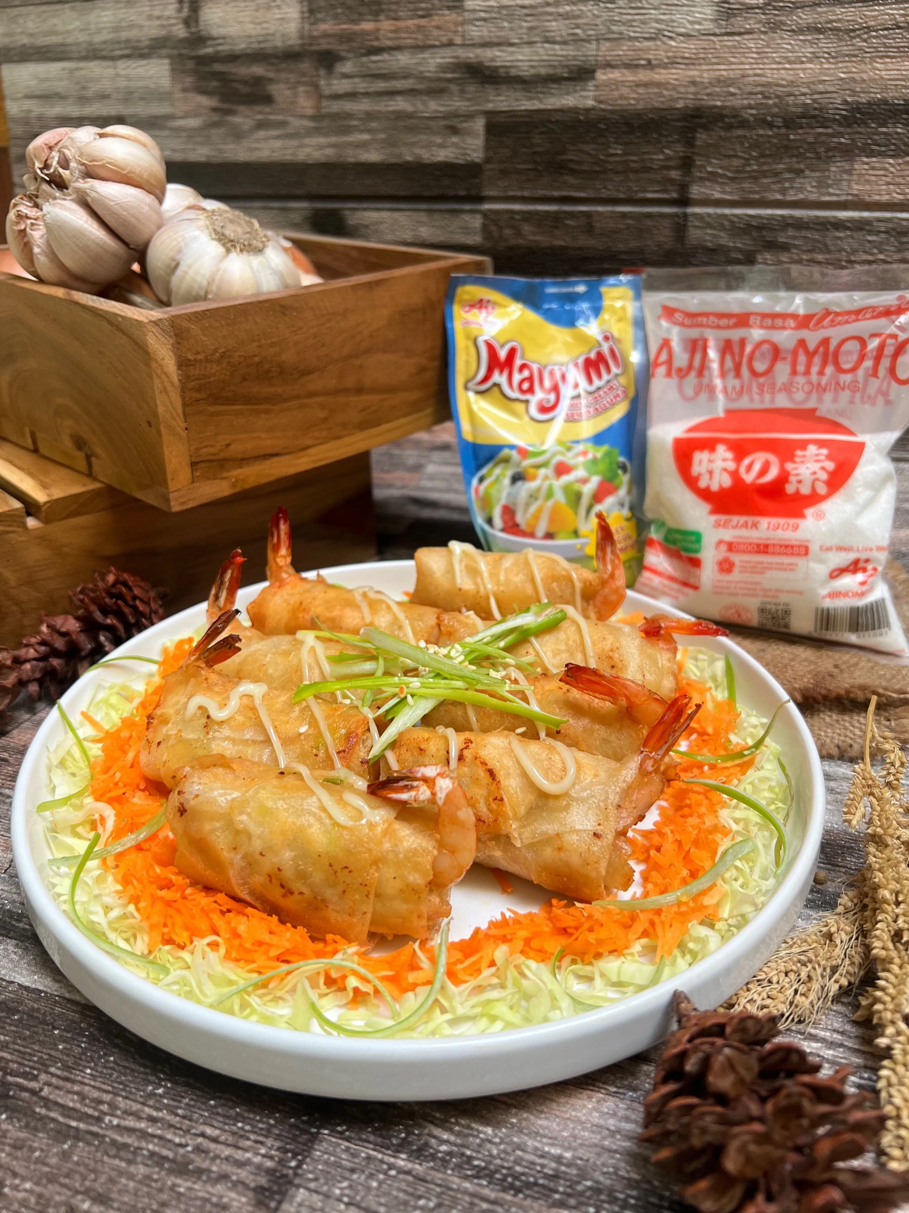 Recook Spring Roll Prawns ala Chef Jesslyn