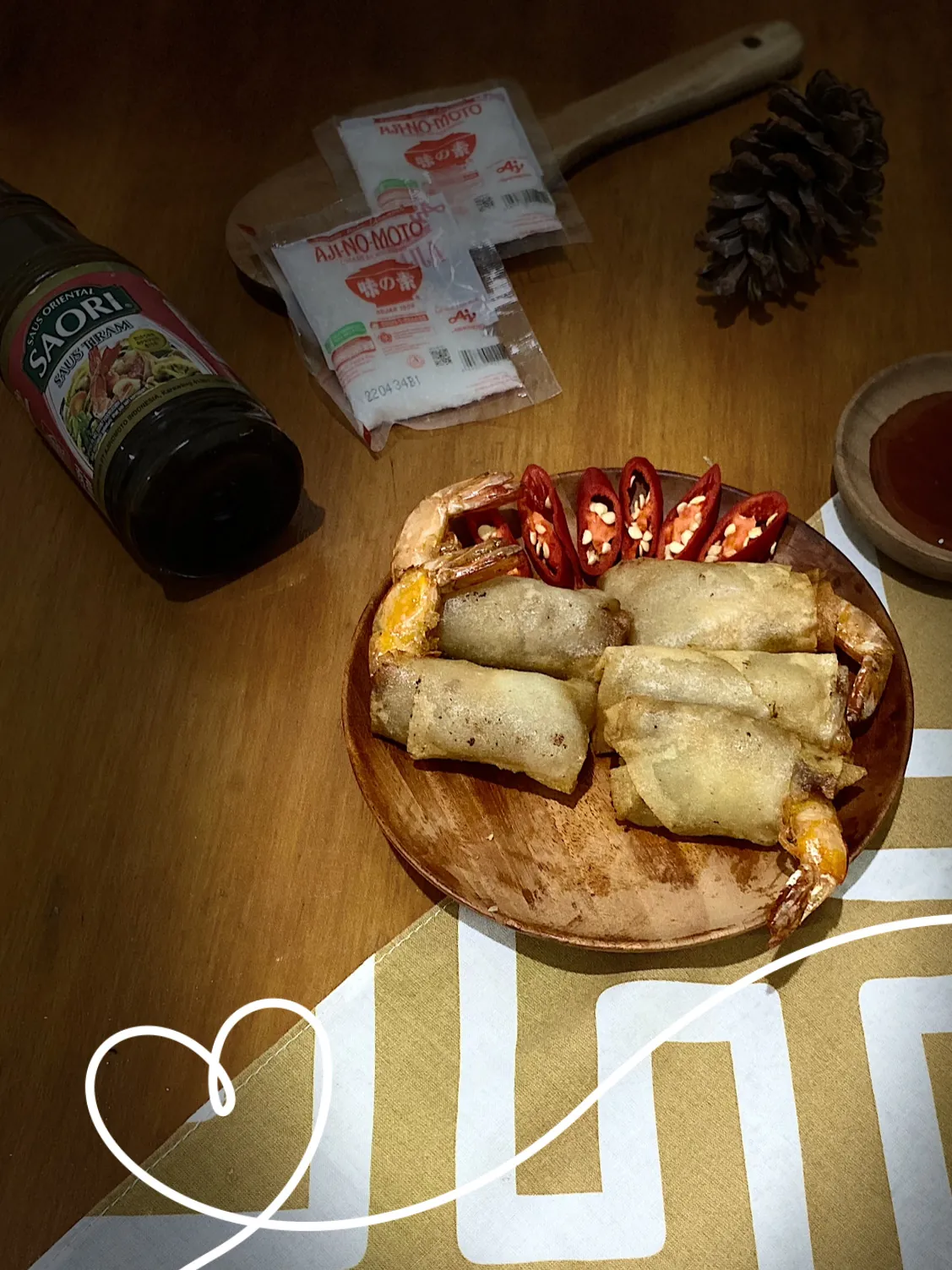 Recook Spring Roll Prawns ala Chef Jesslyn