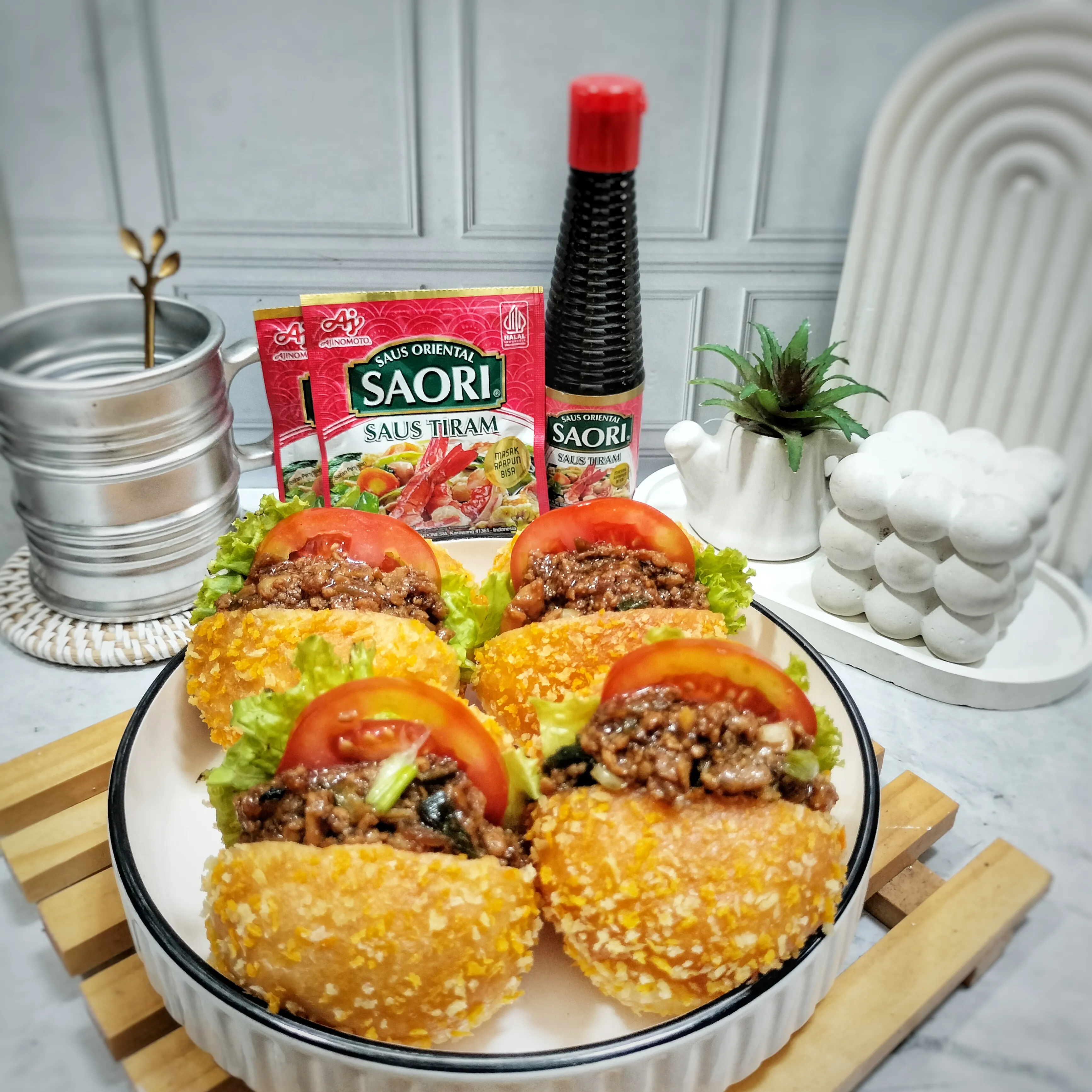 Recook Sandwich Donat Ayam Teriyaki