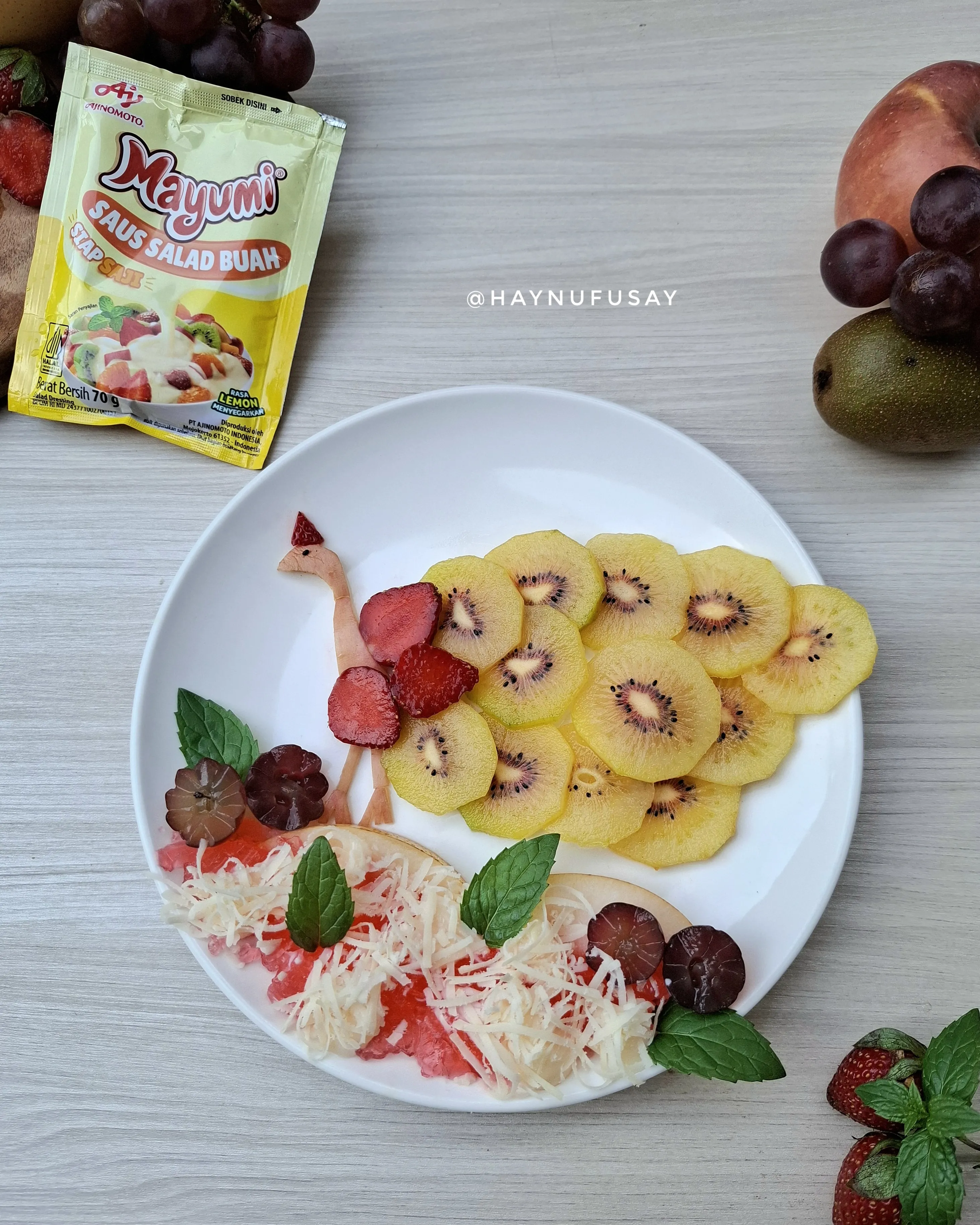 Recook Salad Buah Happy Mayumi® ala Mami Abe