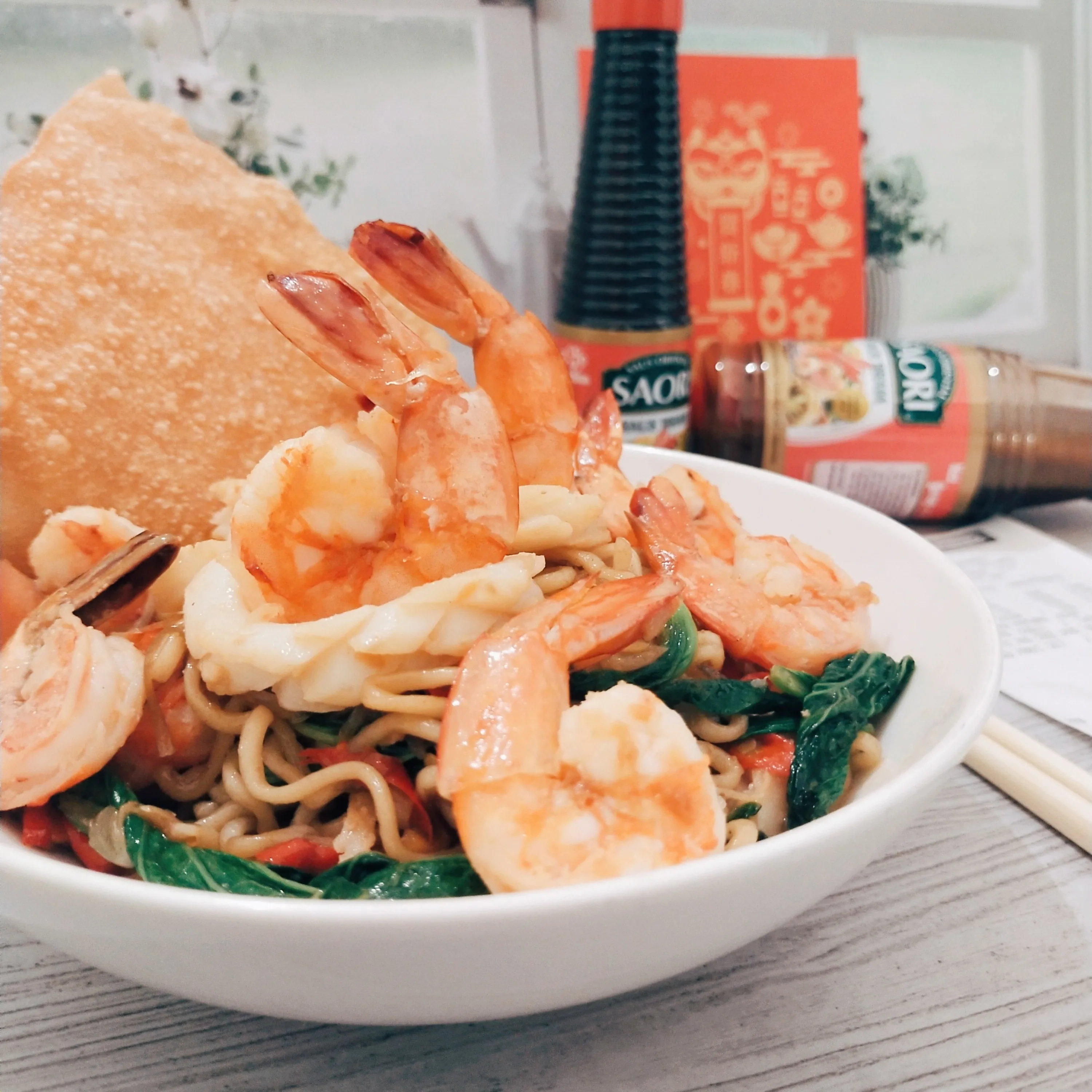 Recook Mie goreng seafood