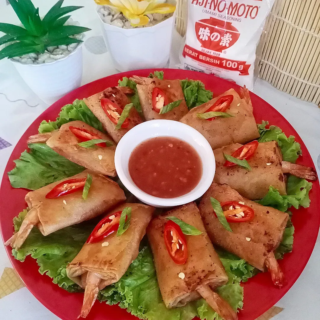 Recook Spring Roll Prawns ala Chef Jesslyn