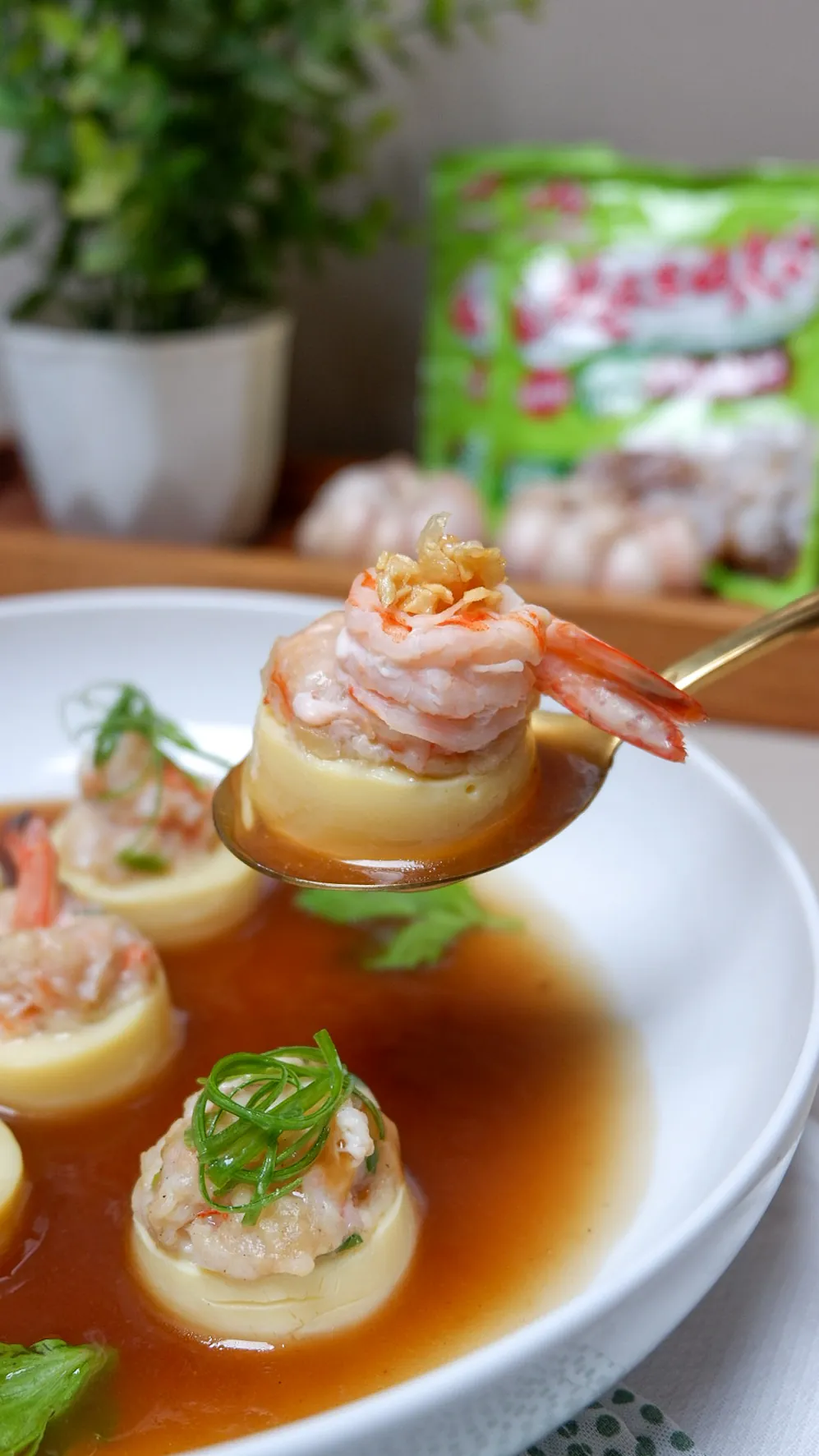 Recook SHRIMP STEAM TOFU ala Chef Devy