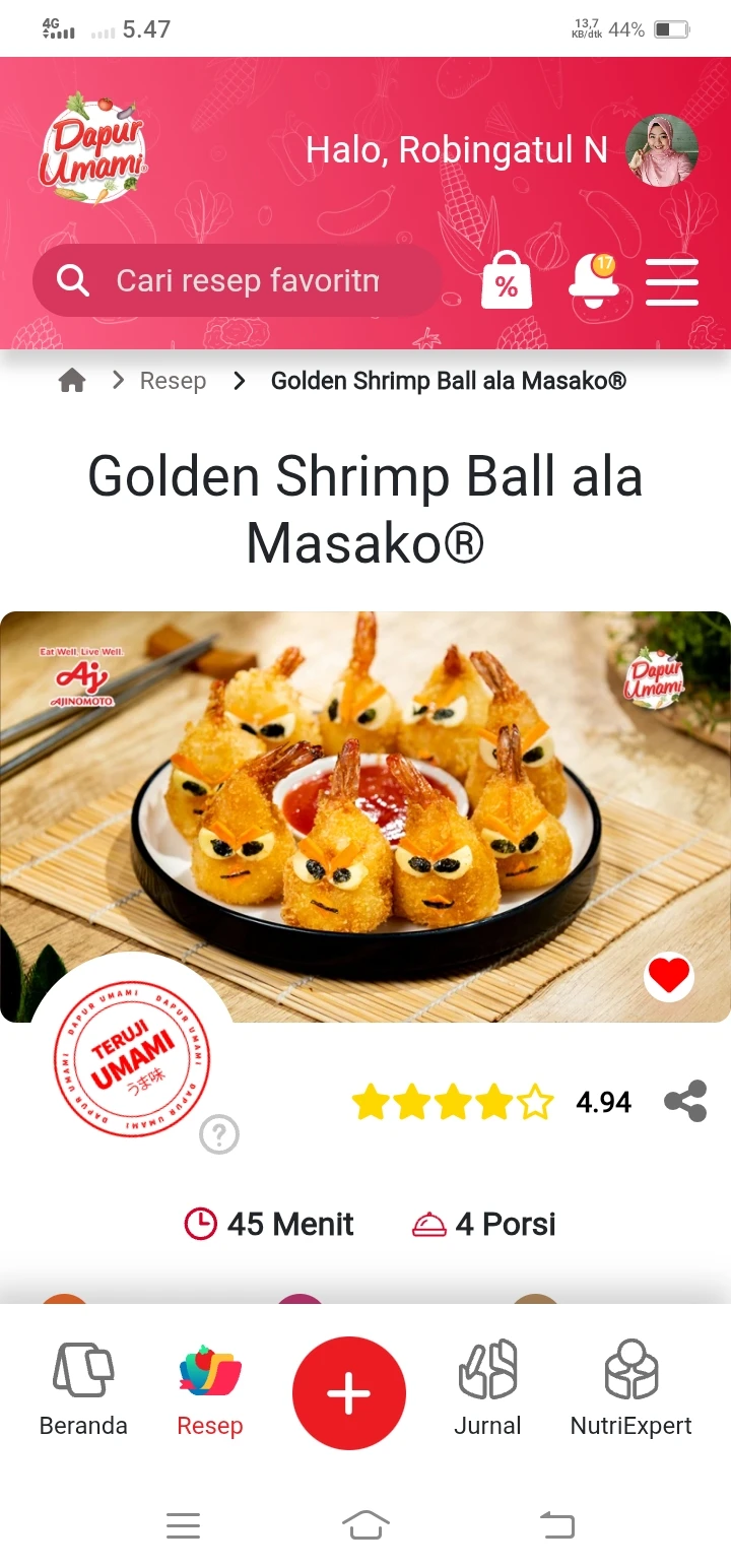 Recook Golden Shrimp Ball ala Masako®