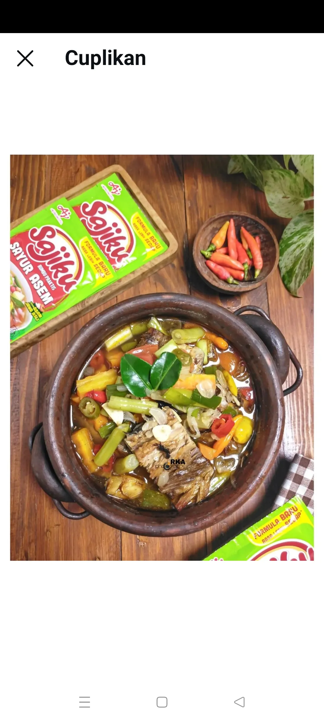 Asem-asem Cakalang Fufu