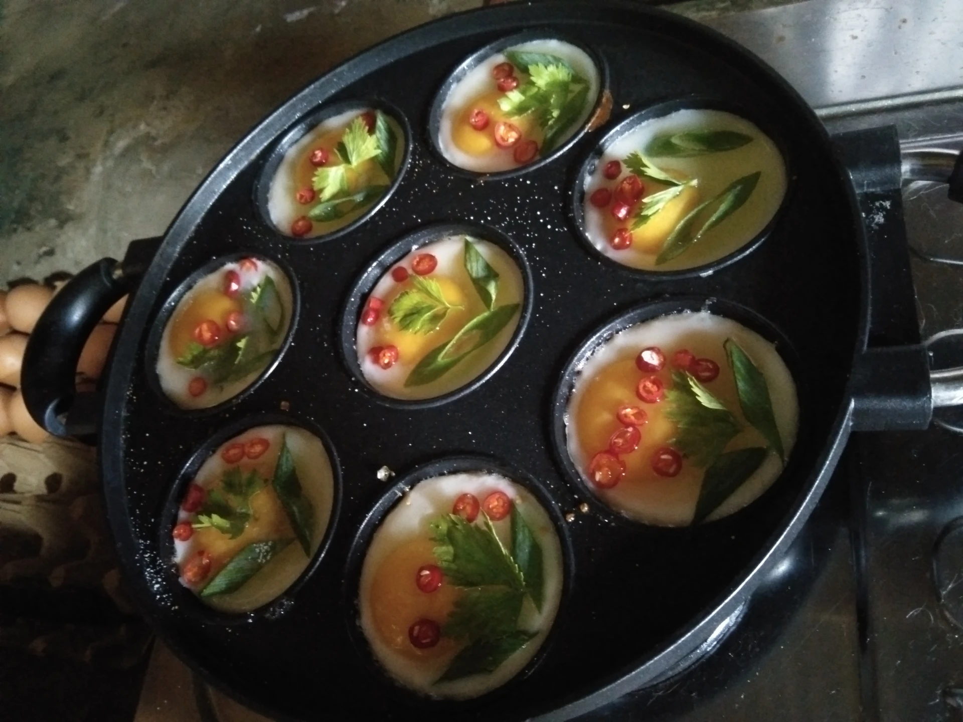 Recook Telur ceplok masako