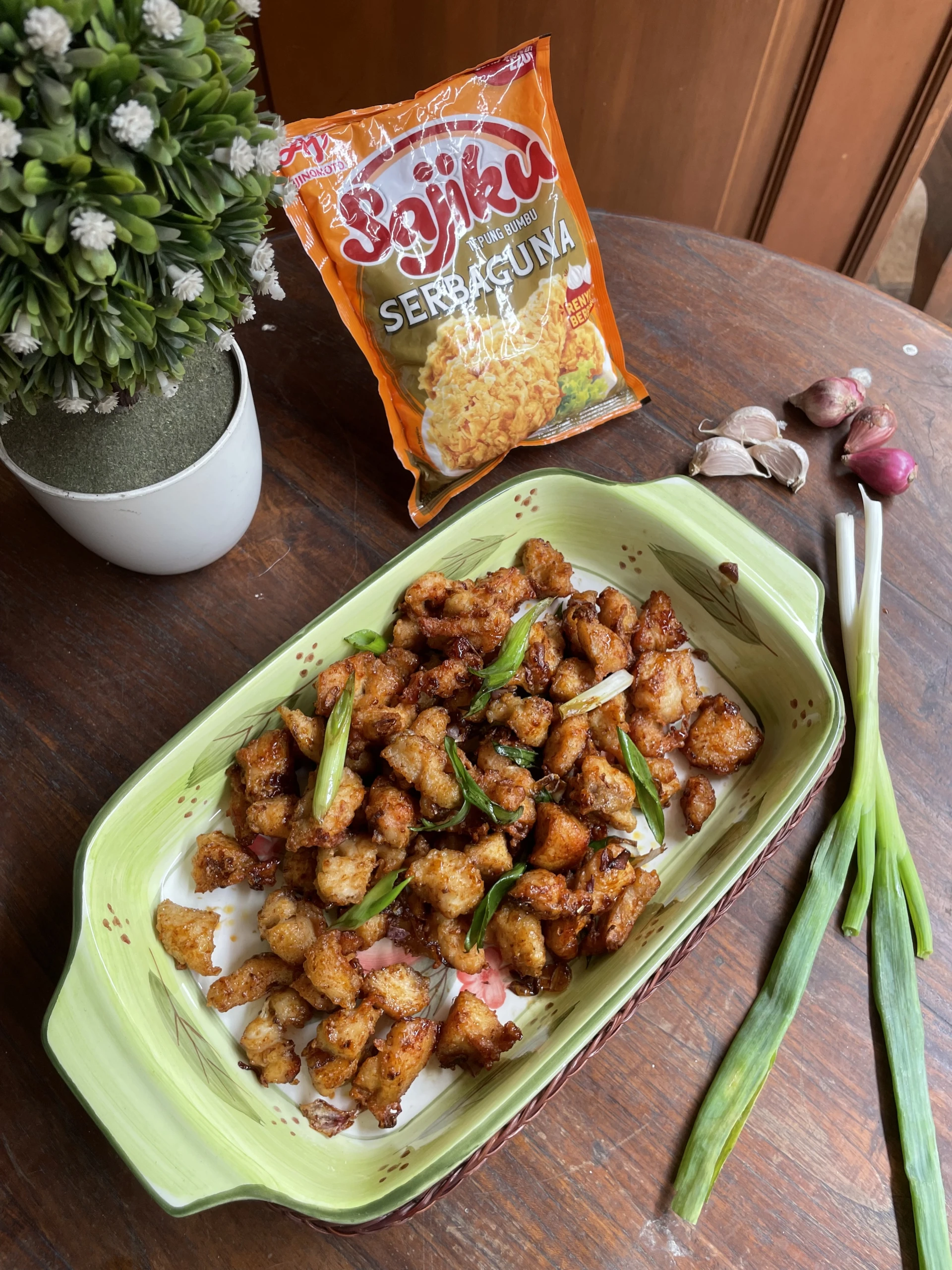 Recook Ayam Popcorn Crispy Pedas Manis ala Sajiku