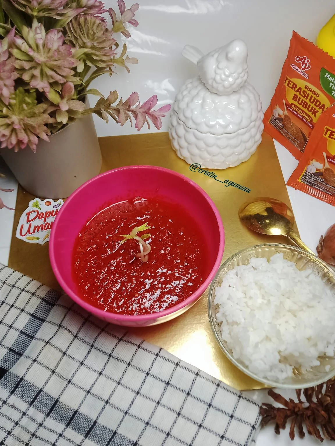 Recook Sambal Tomat Ala Terasi bubuk Ajinomoto ®