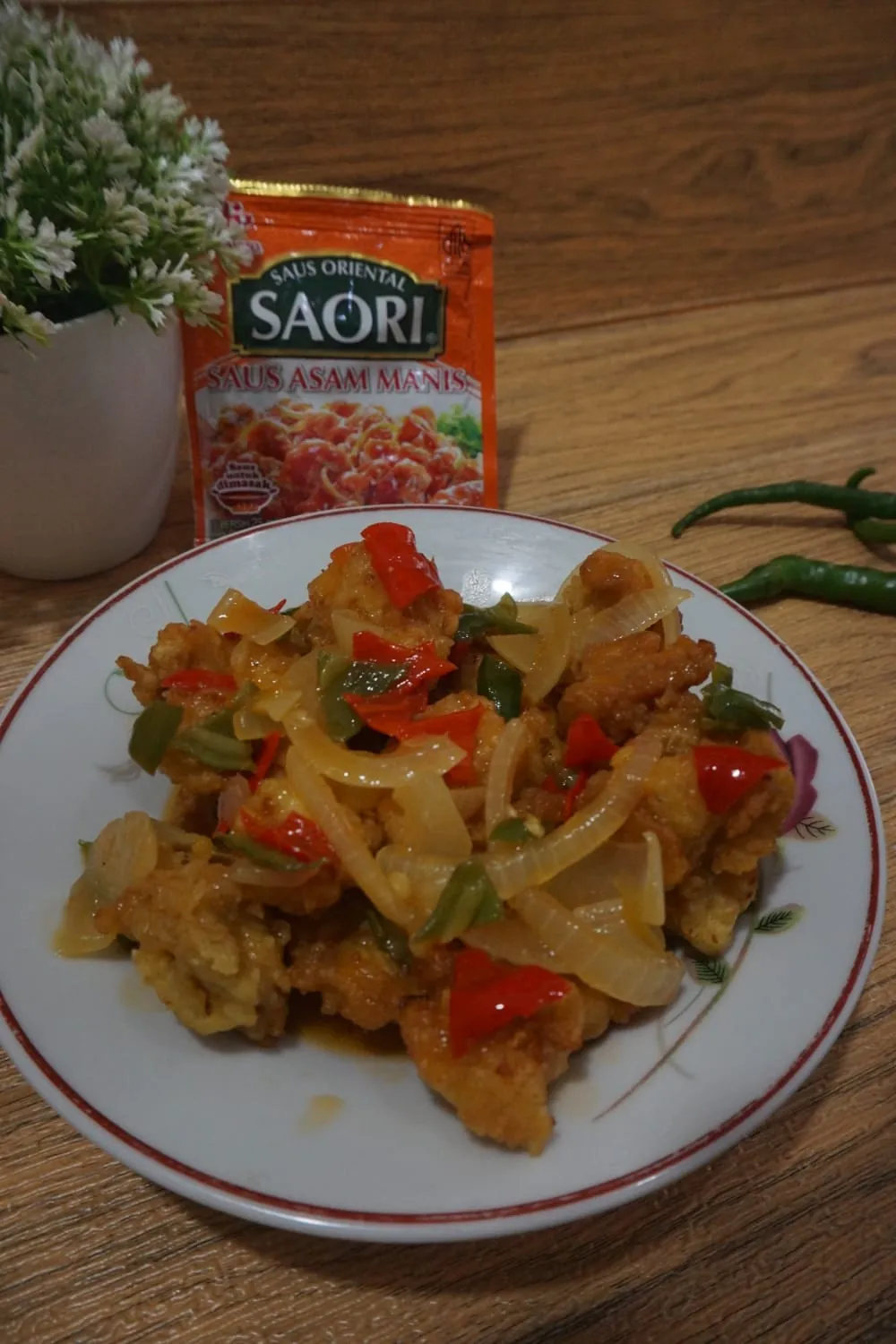 Recook Ayam Koloke SAORI® Saus Asam Manis