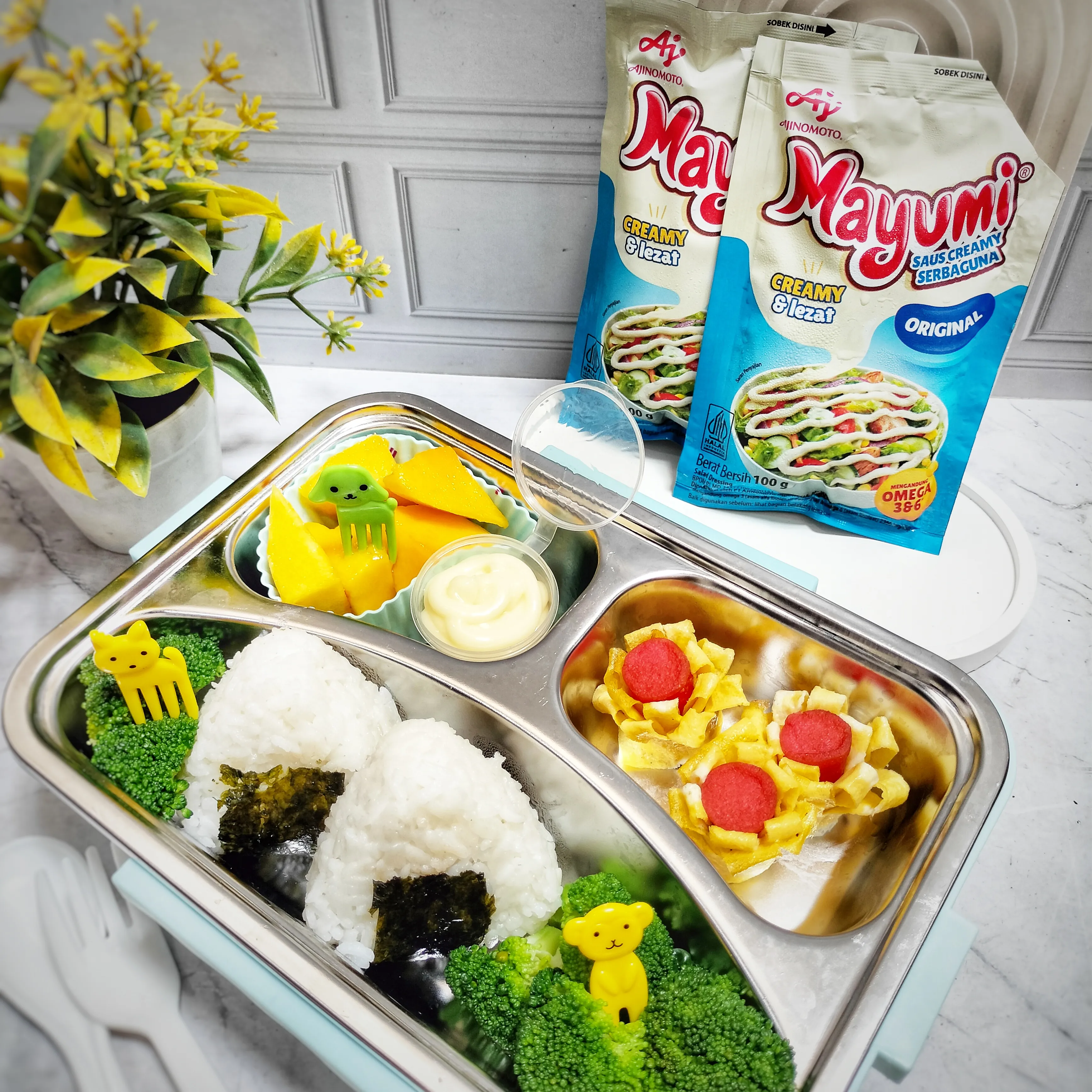 Bekal Telur Bunga sosis