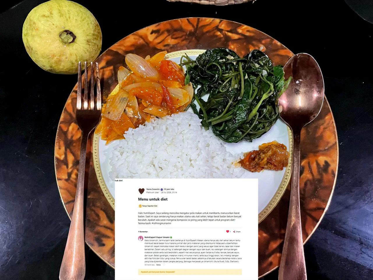 Belajar Menyusun Isi Piring yang Lebih Seimbang #IsiPiringmuHariIni