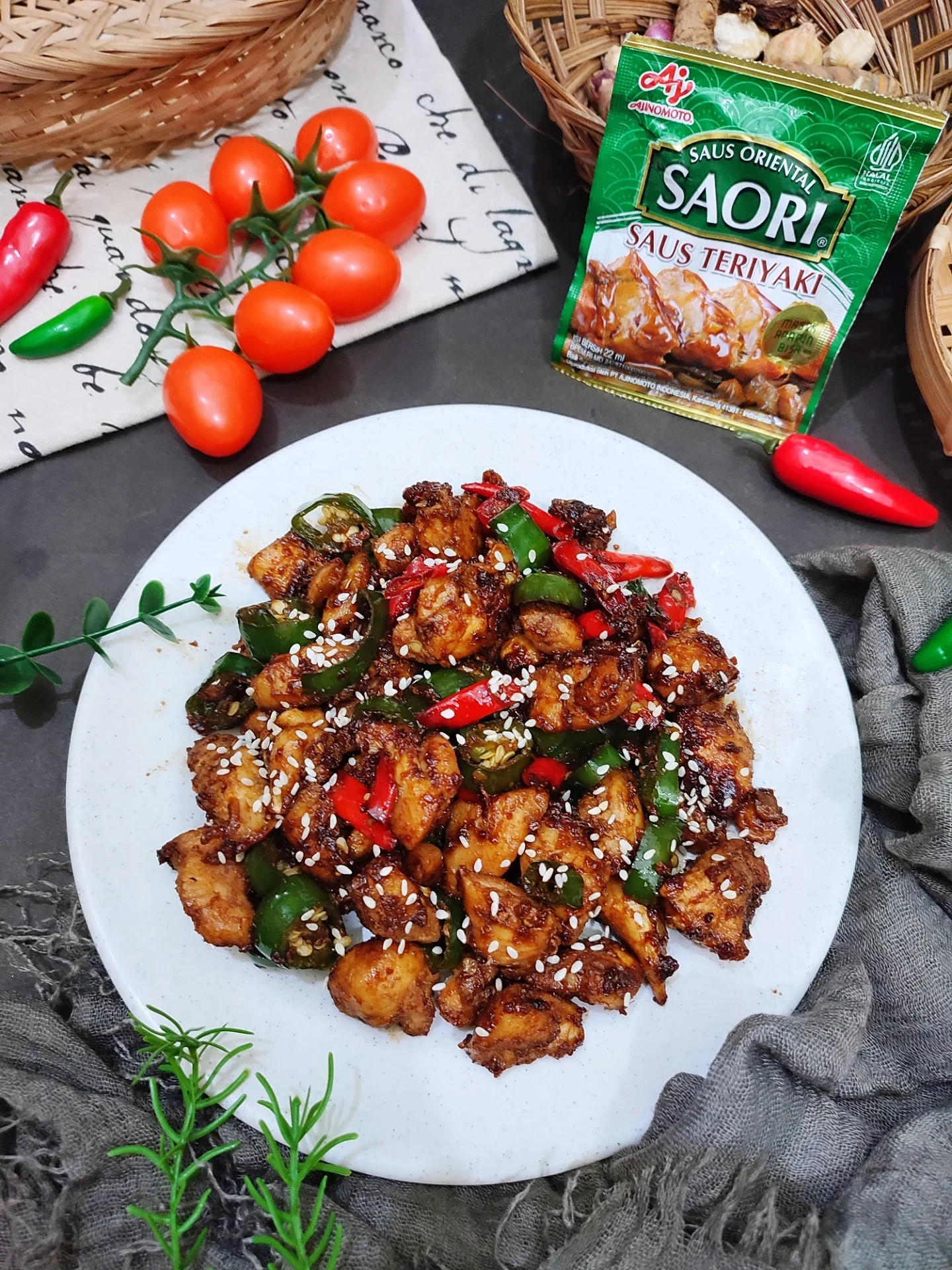 Berani Masak yang beda, cobain Chicken Teriyaki Cabe Hijau Saori buatanku