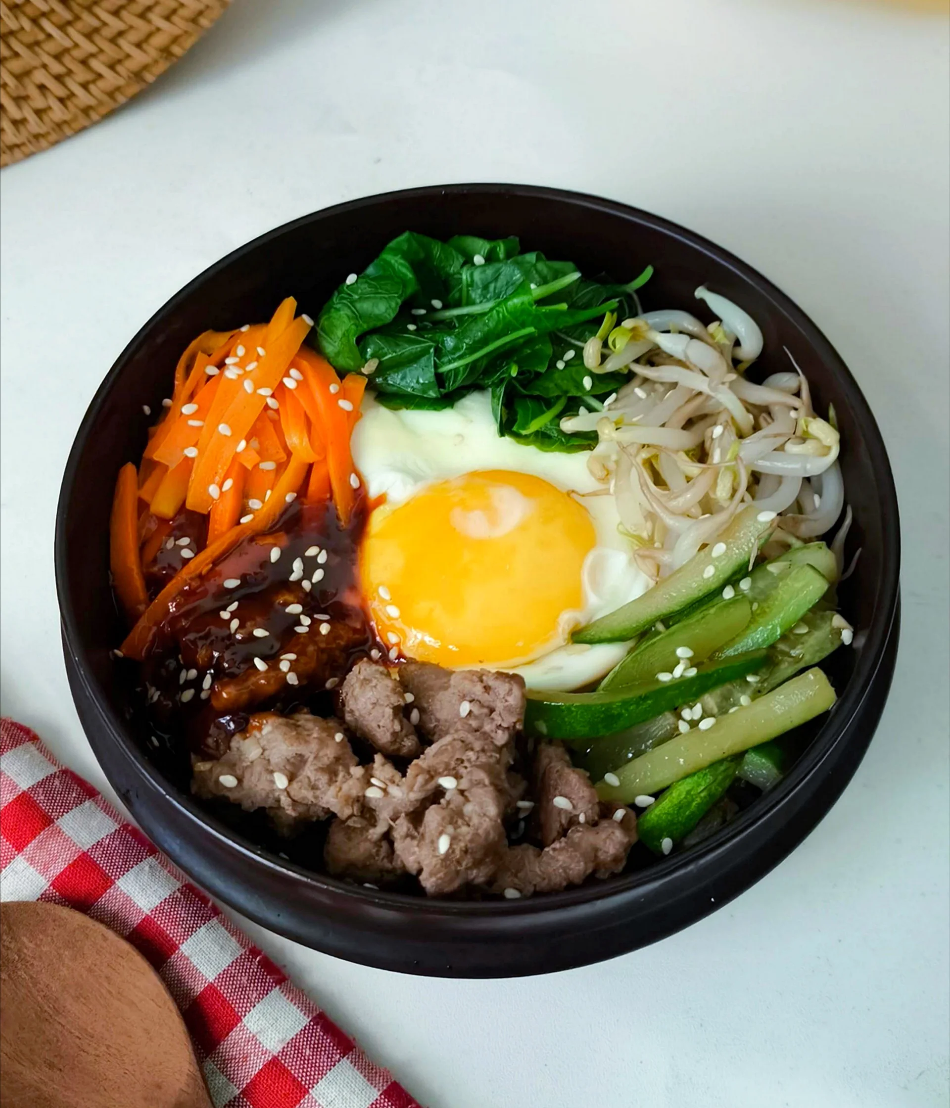 BIBIMBAP OLAHAN DAGING KURBAN SEHAT ALA KOREA #MaknaIdulAdha