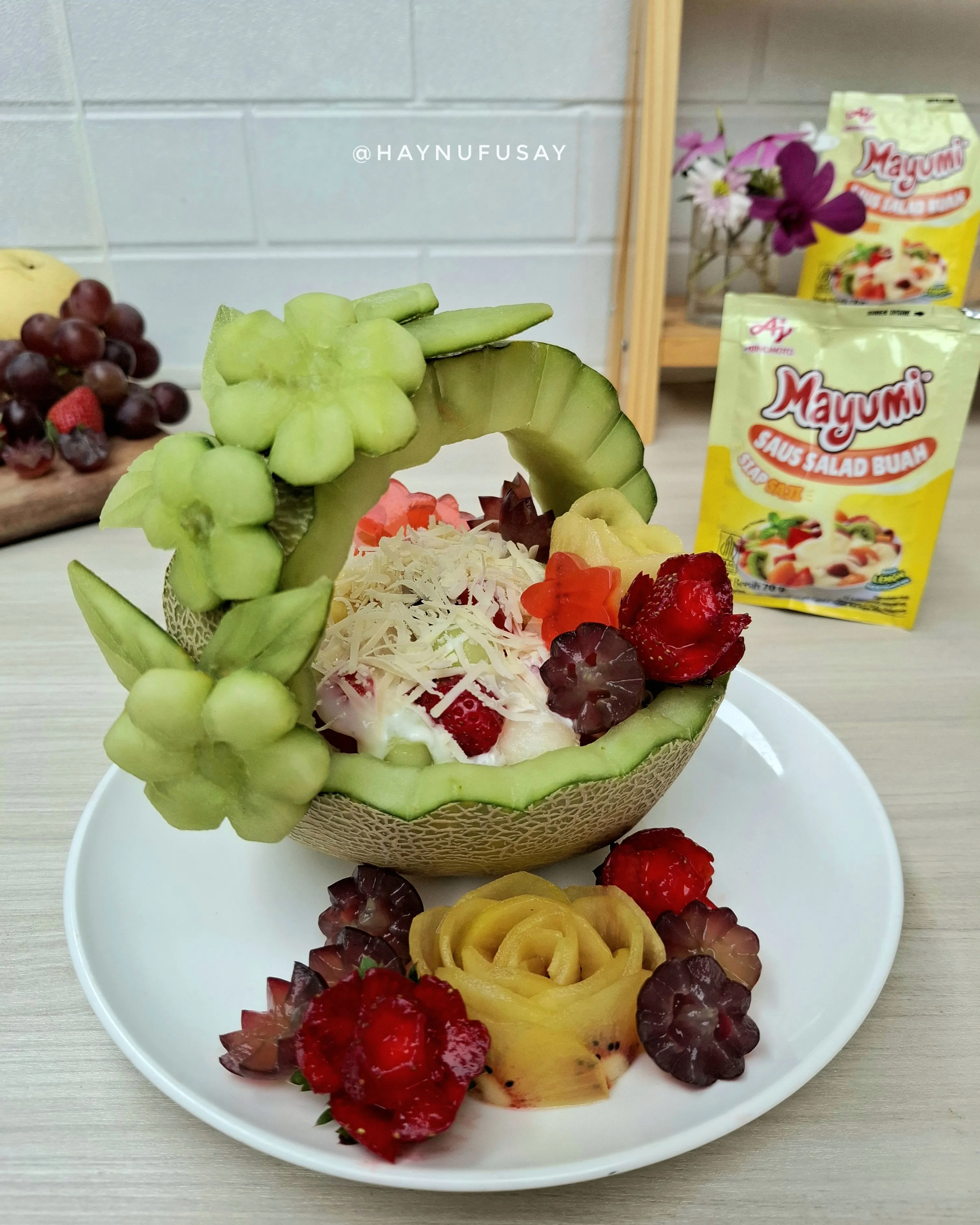 Recook Salad Buah Happy Mayumi® ala Mami Abe