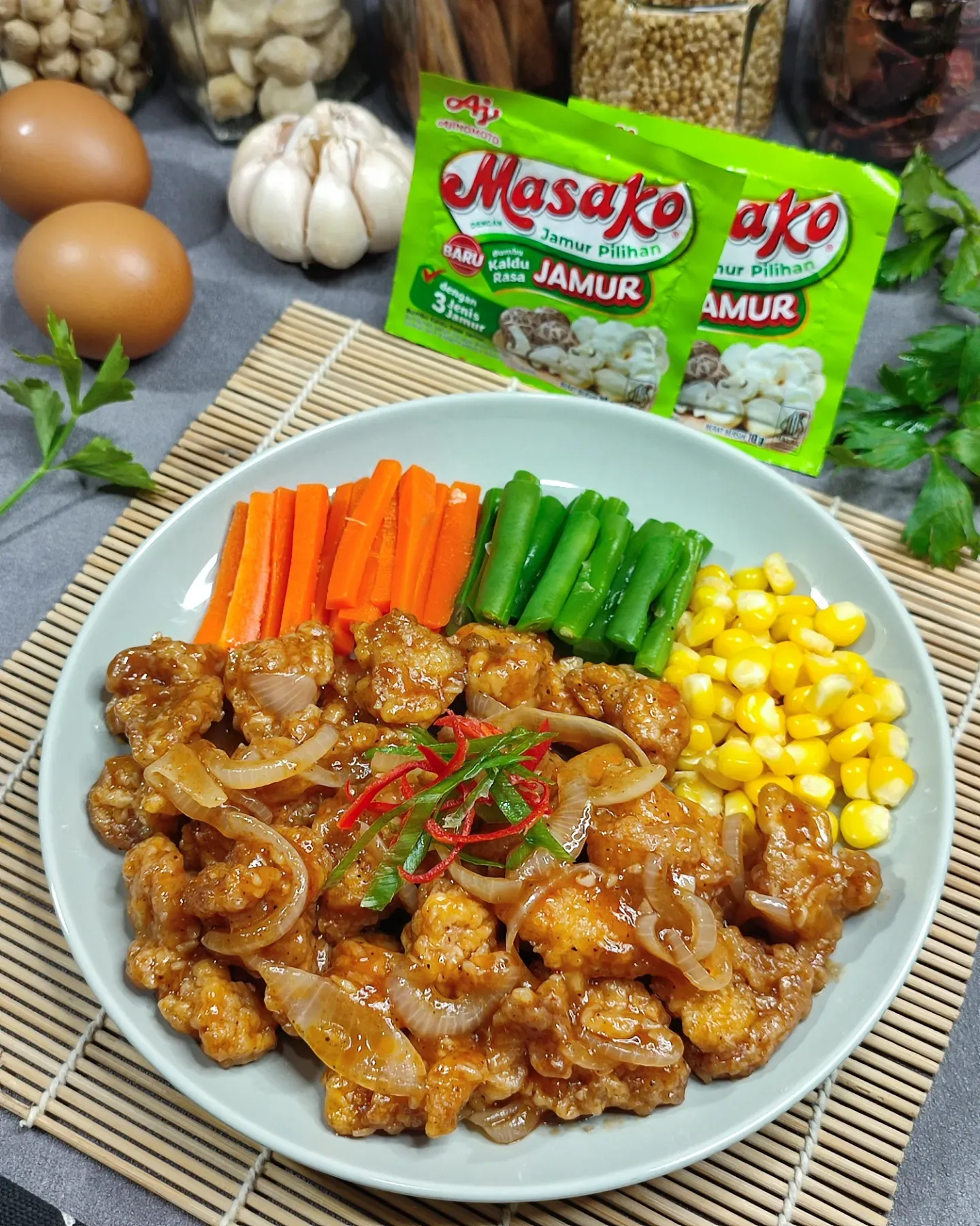 Chicken Karage Saus Bbq