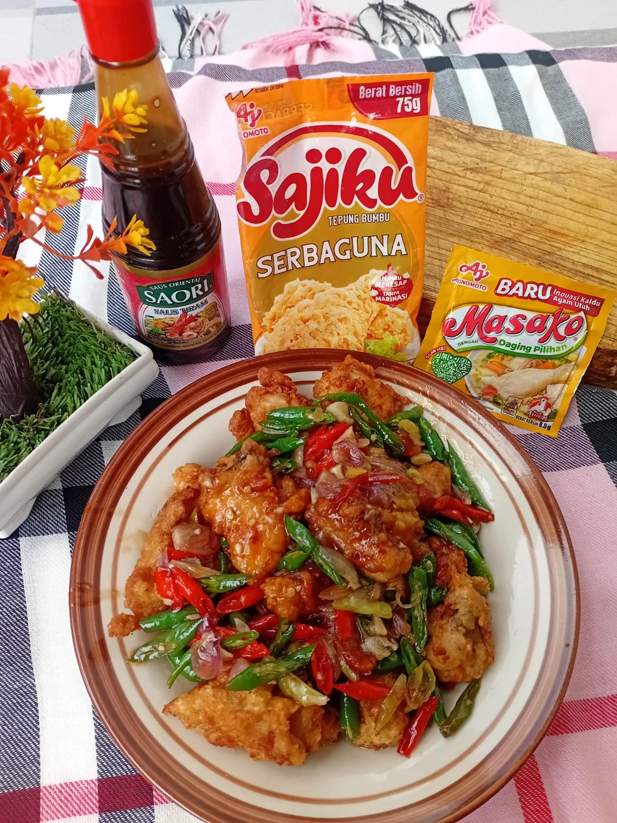 Crispy sweet chiken spicy