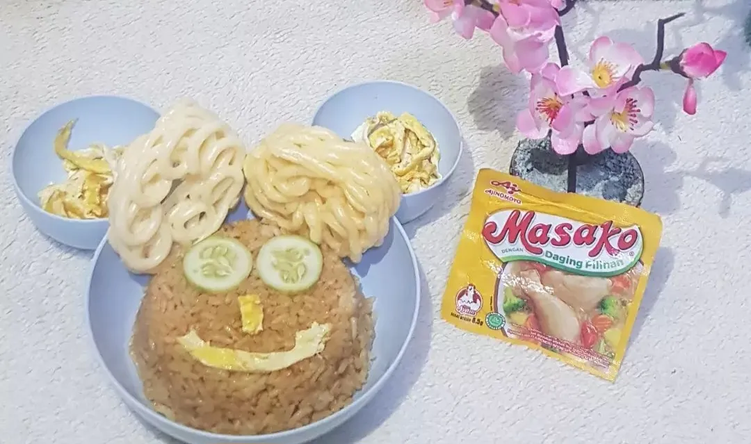 Recook Nasi goreng Ayam Masako