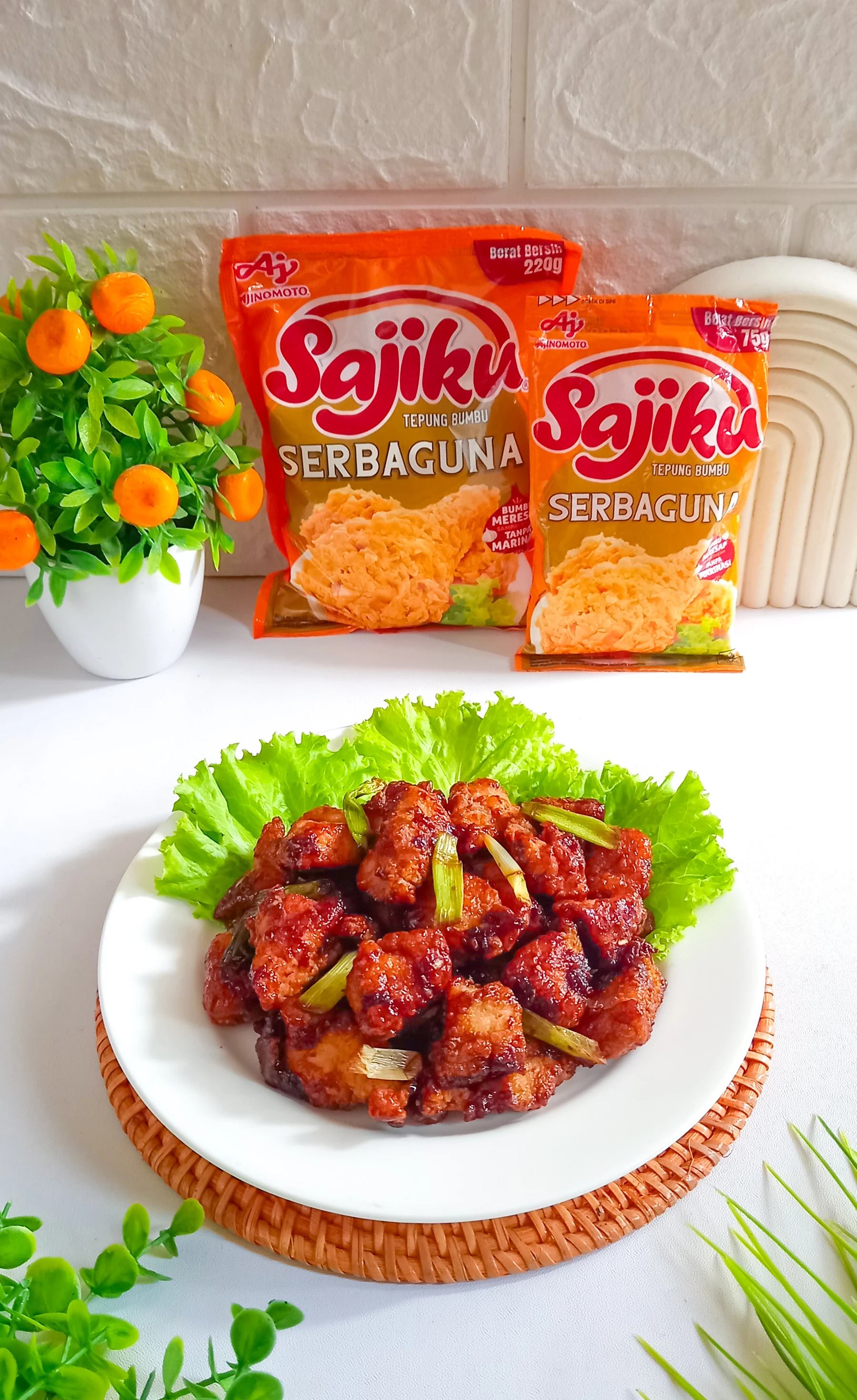 Recook Ayam Popcorn Crispy Manis ala Sajiku®