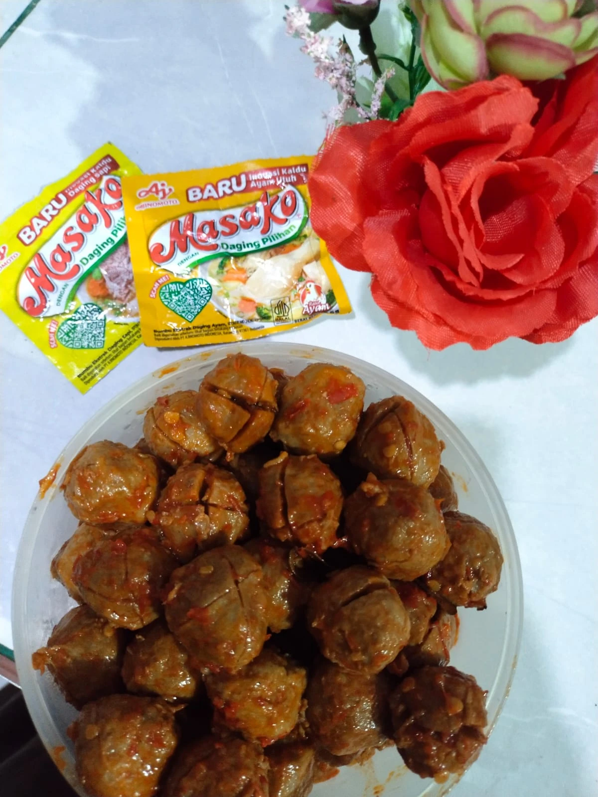 Day 2 #HidupLebihSehatSetelahLebaran :BAKSO URAT PEDAS MANIS