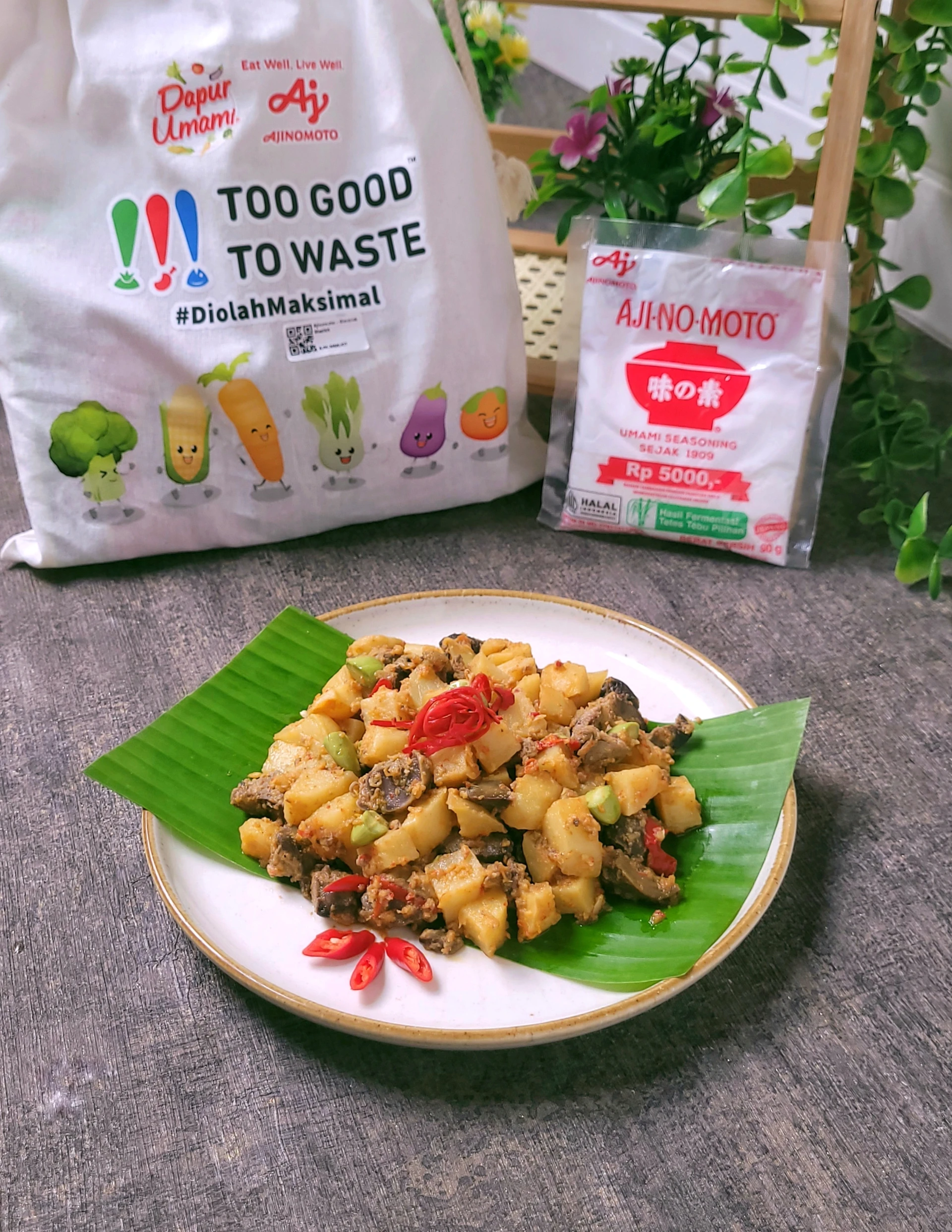 Day 4:  Sambal Goreng Kentang ala Ajinomoto — Rahasia Kentang Awet & masakan nikmat !