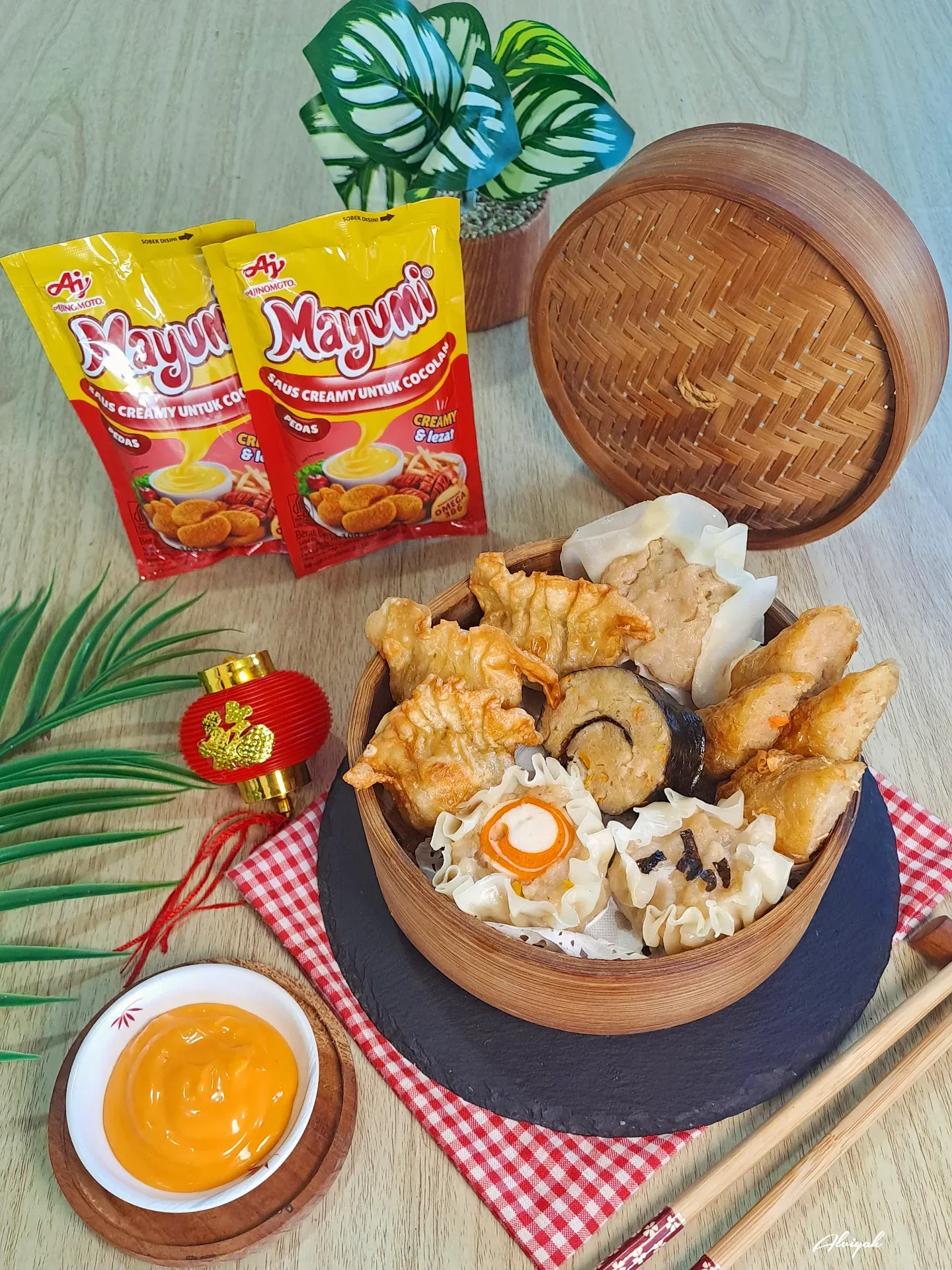 Dimsum Bowl di cocol pakai Mayumi