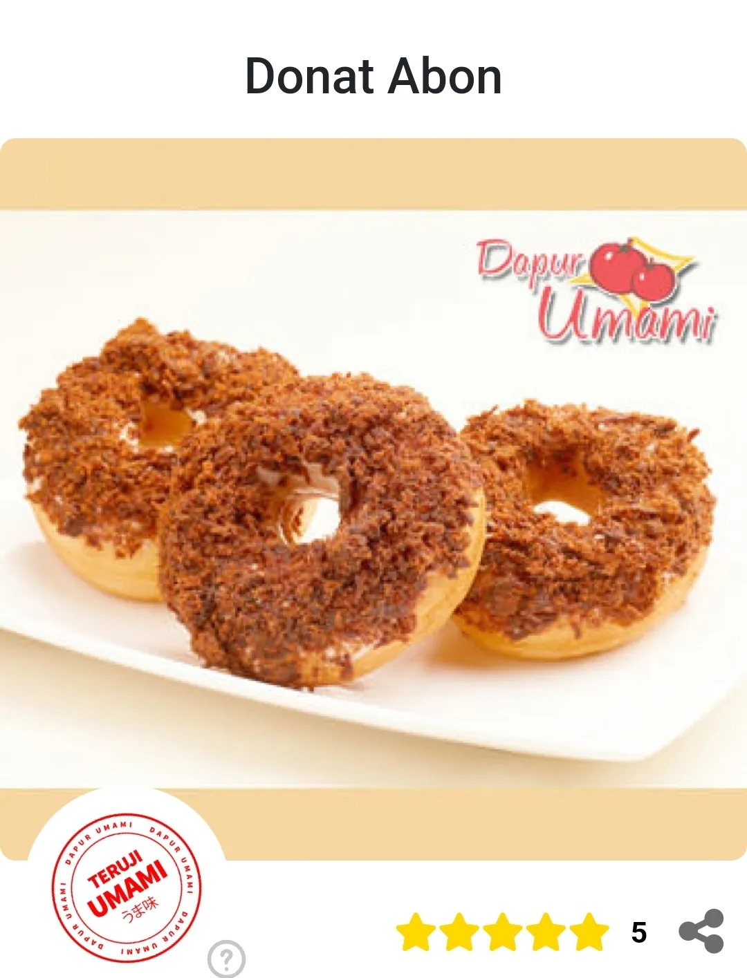 Donat ala dapurumami