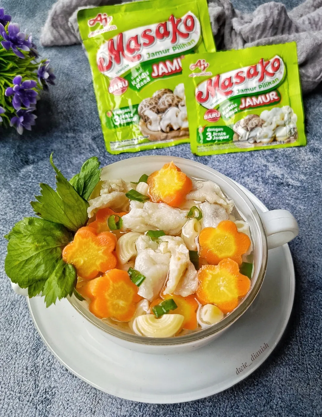 Recook Sup Ikan Masako® Kaldu Jamur ala Mami Abe